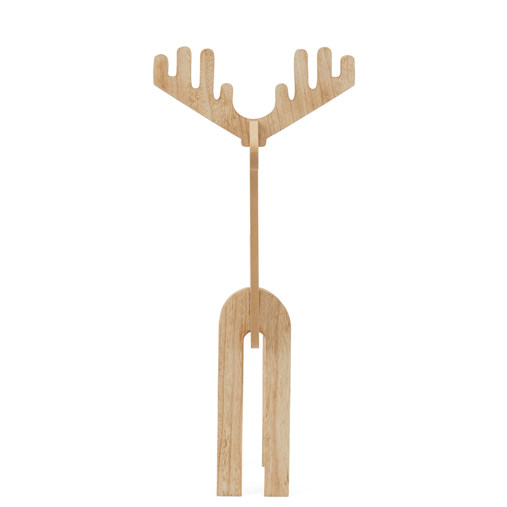Renna in legno grande, , large