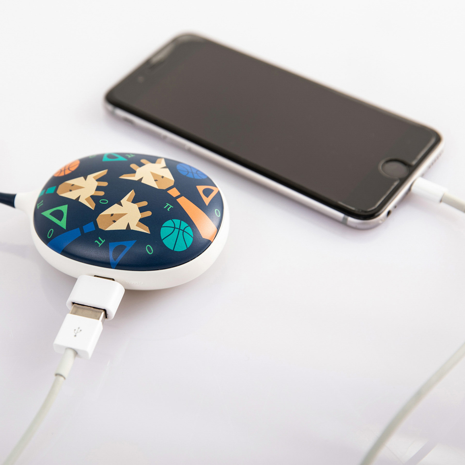 Scaldamani power bank con luce LED 3 in 1, , large