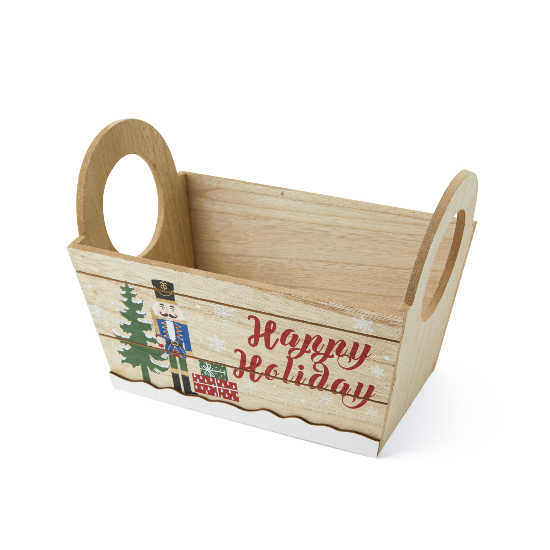 Porta Dolciumi - "happy Holiday" – Con Manici – 27 X 16,5 Cm, , large