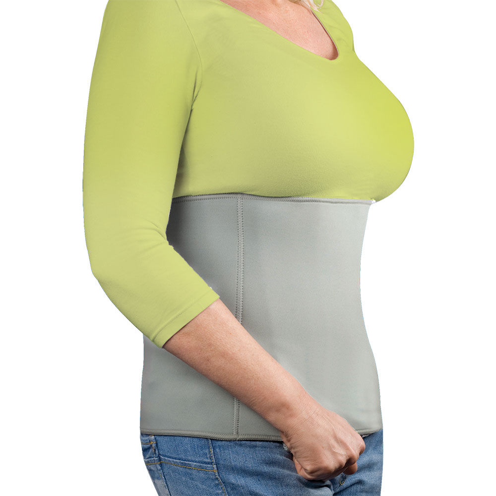 Guaina modellante regolabile con zip, , large