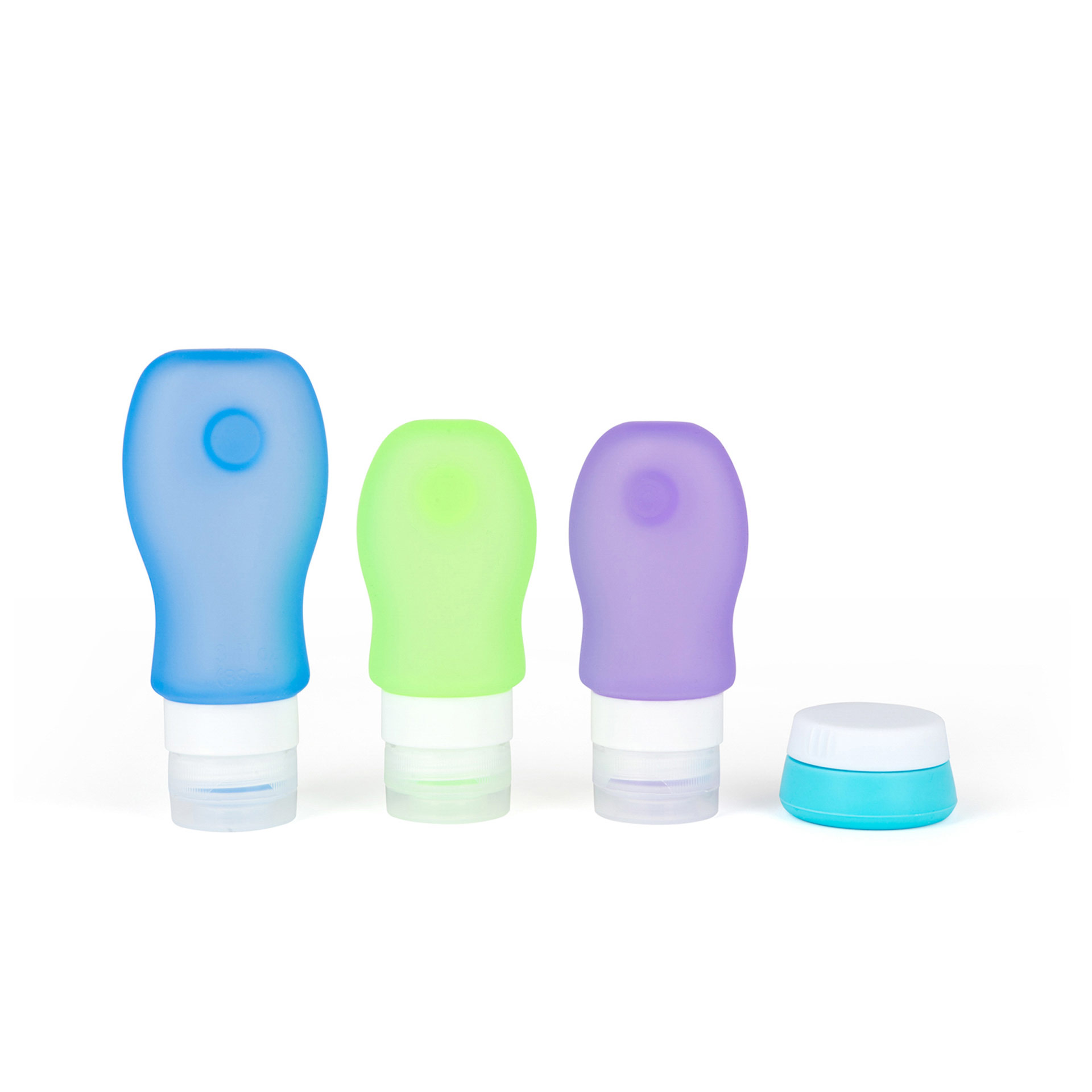 Contenitori Da Viaggio In Silicone Per Cosmetici Set Da 4 Pz, , large