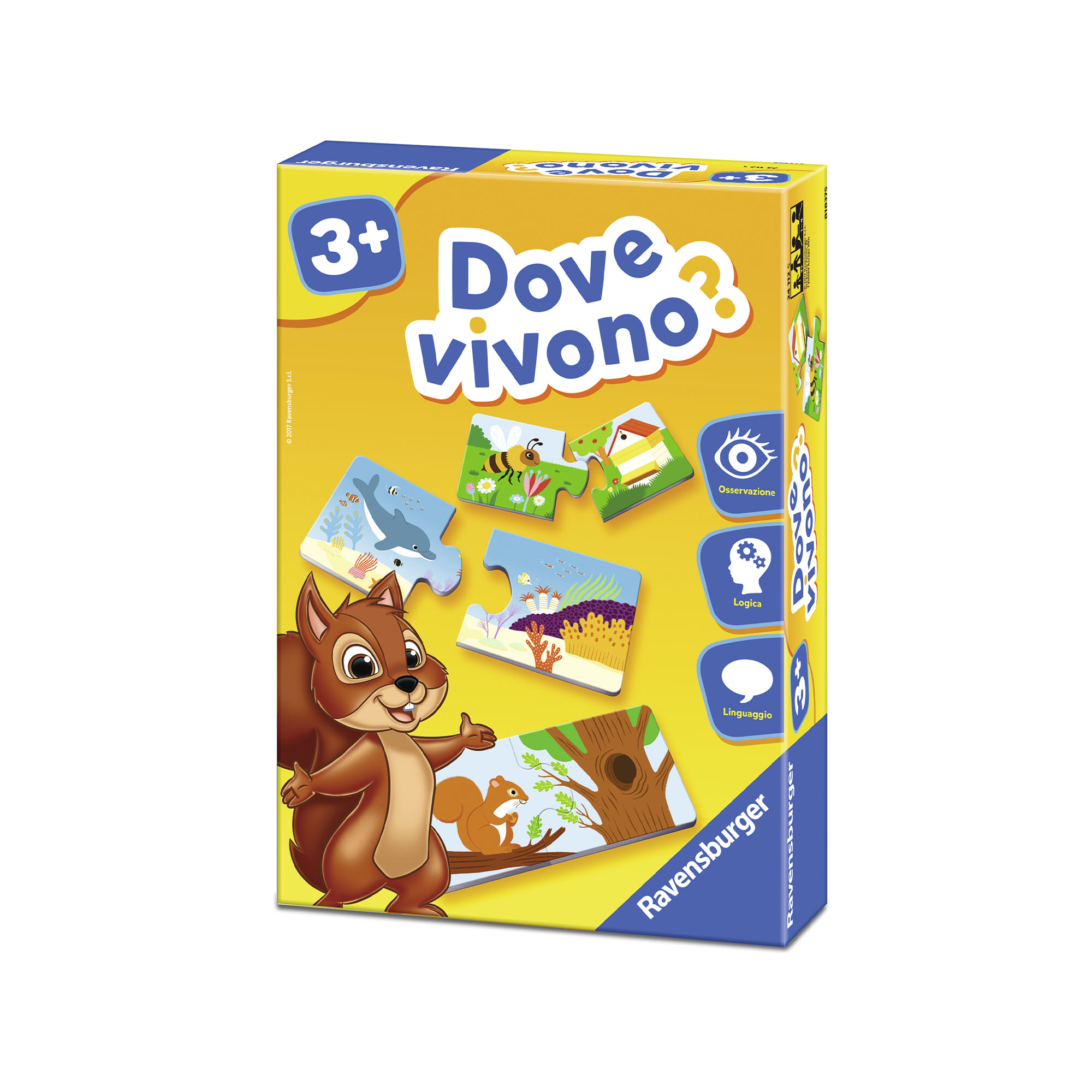 Ravensburger Gioco Educativo 24112 - Dove Vivono?, , large