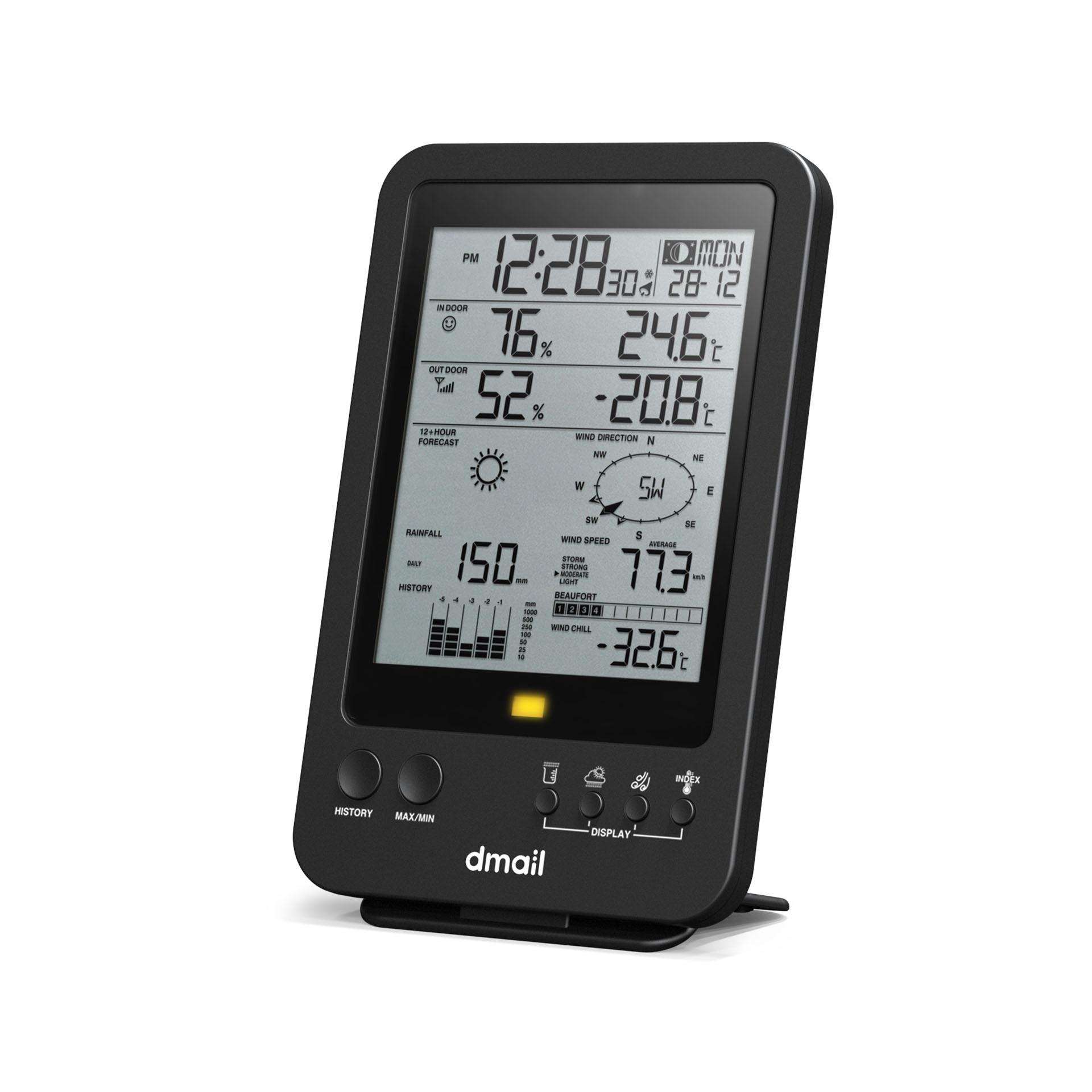 Stazione meteo professionale wireless 5 in 1, , large