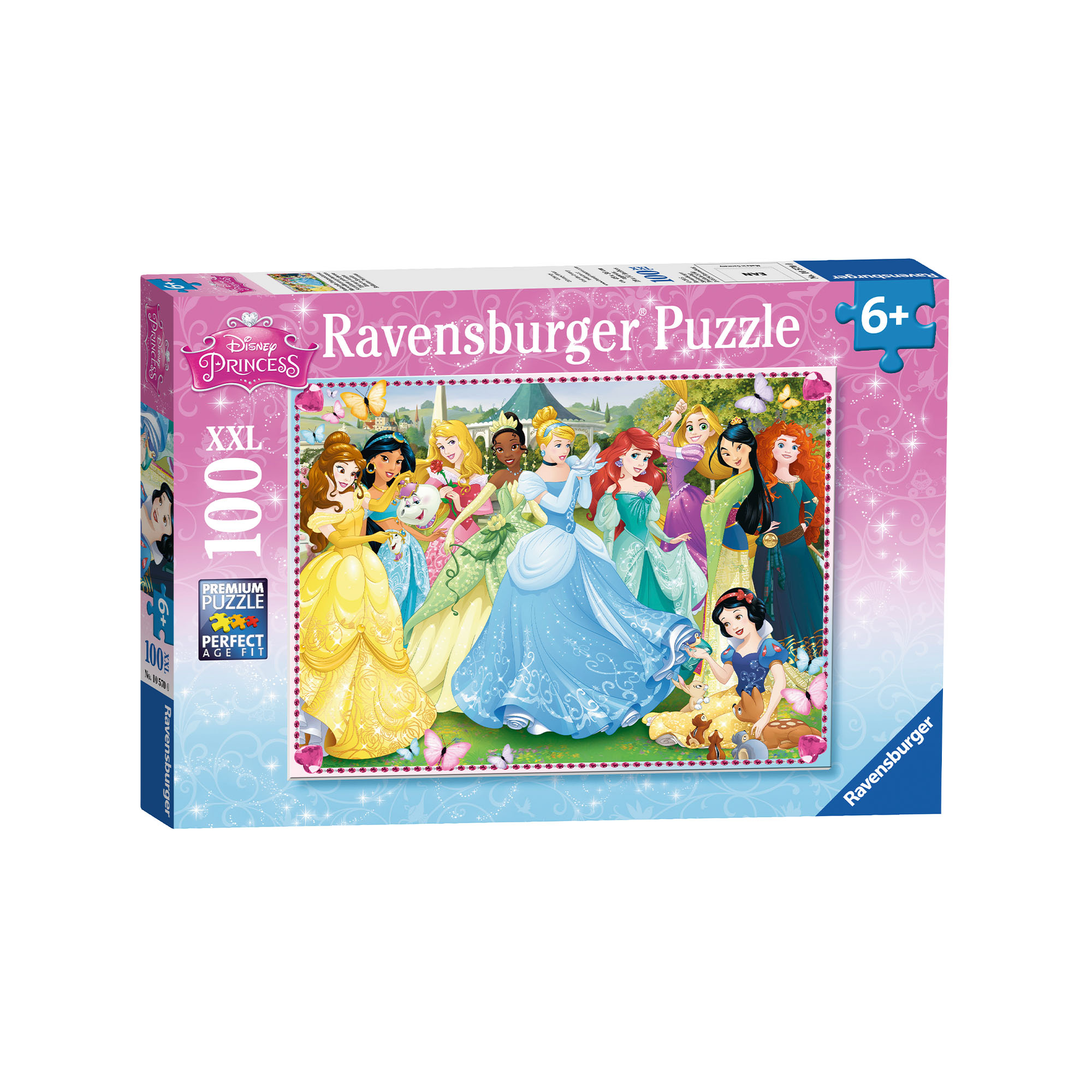 Ravensburger Puzzle 100 pezzi 10570 - Principesse Disney A, , large