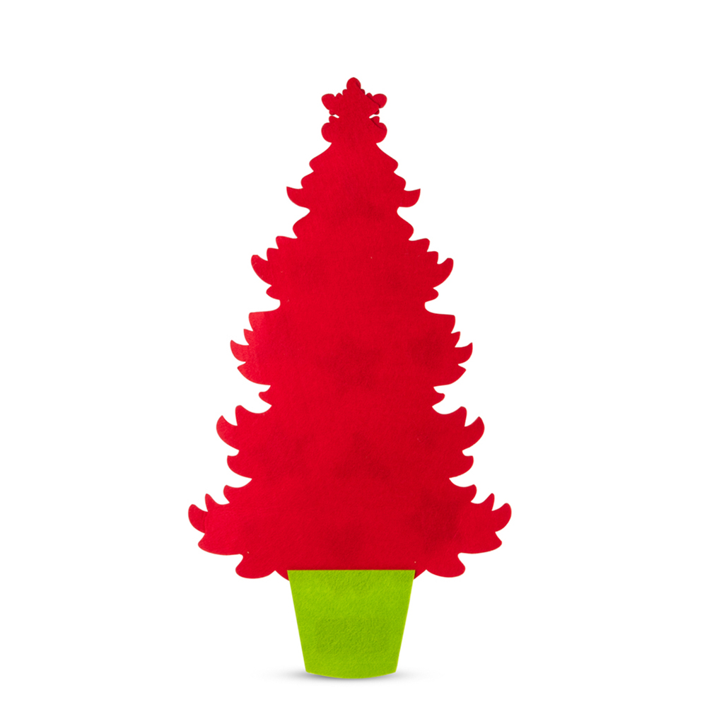 Albero di Natale in feltro da appendere 73 cm, , large