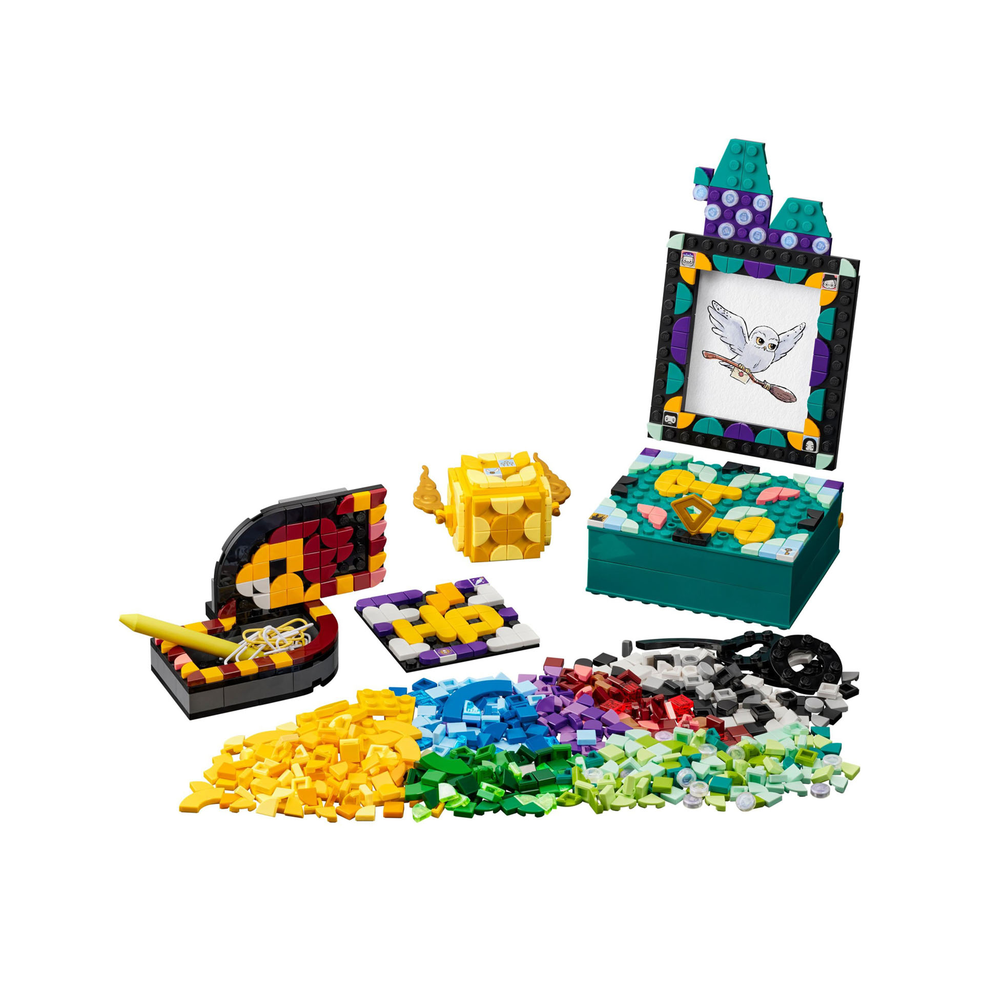 LEGO 41811 DOTS Kit da Scrivania di Hogwarts, Accessori Scrivania di Harry Potte 41811, , large