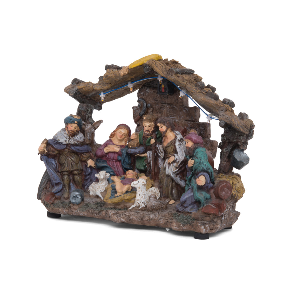 presepe con luci a led, , large