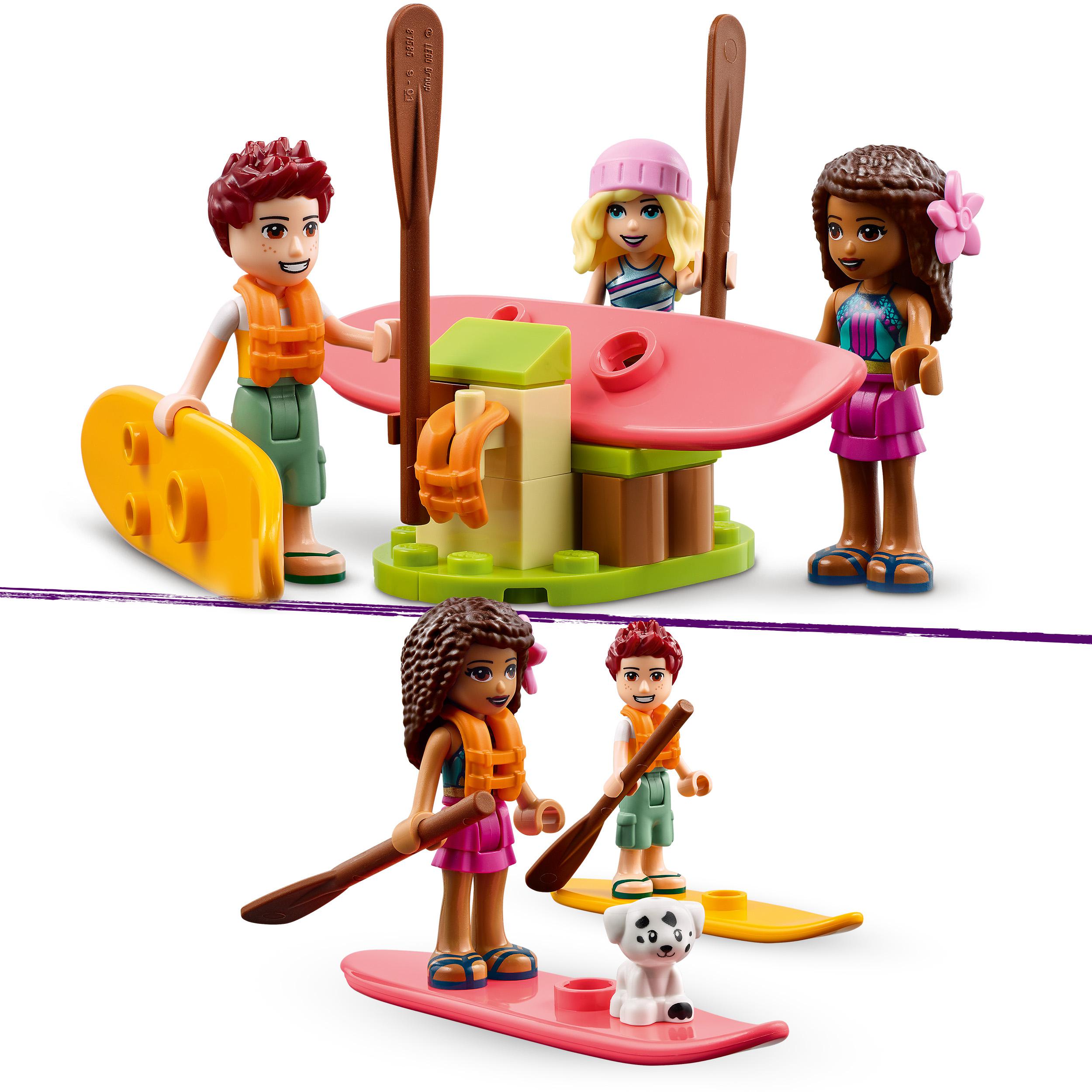 LEGO Friends Glamping sulla Spiaggia, Giocattoli per Bambini e Bambine di 6 Anni 41700, , large