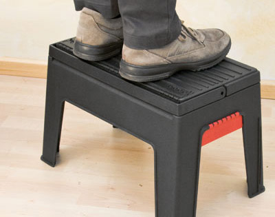 Sgabello con box porta attrezzi, , large
