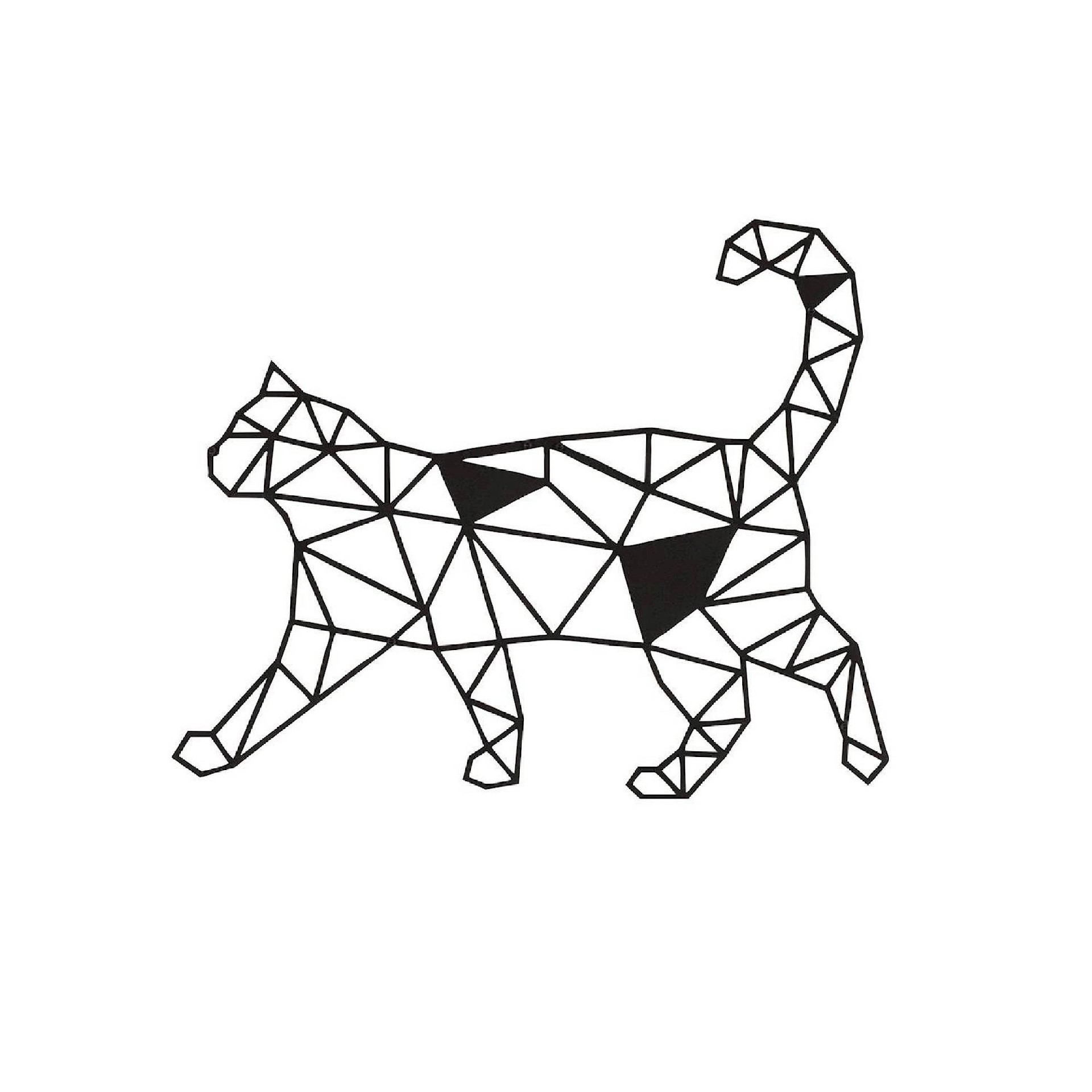 HOMEMANIA Decorazione da Parete Gatto, , large
