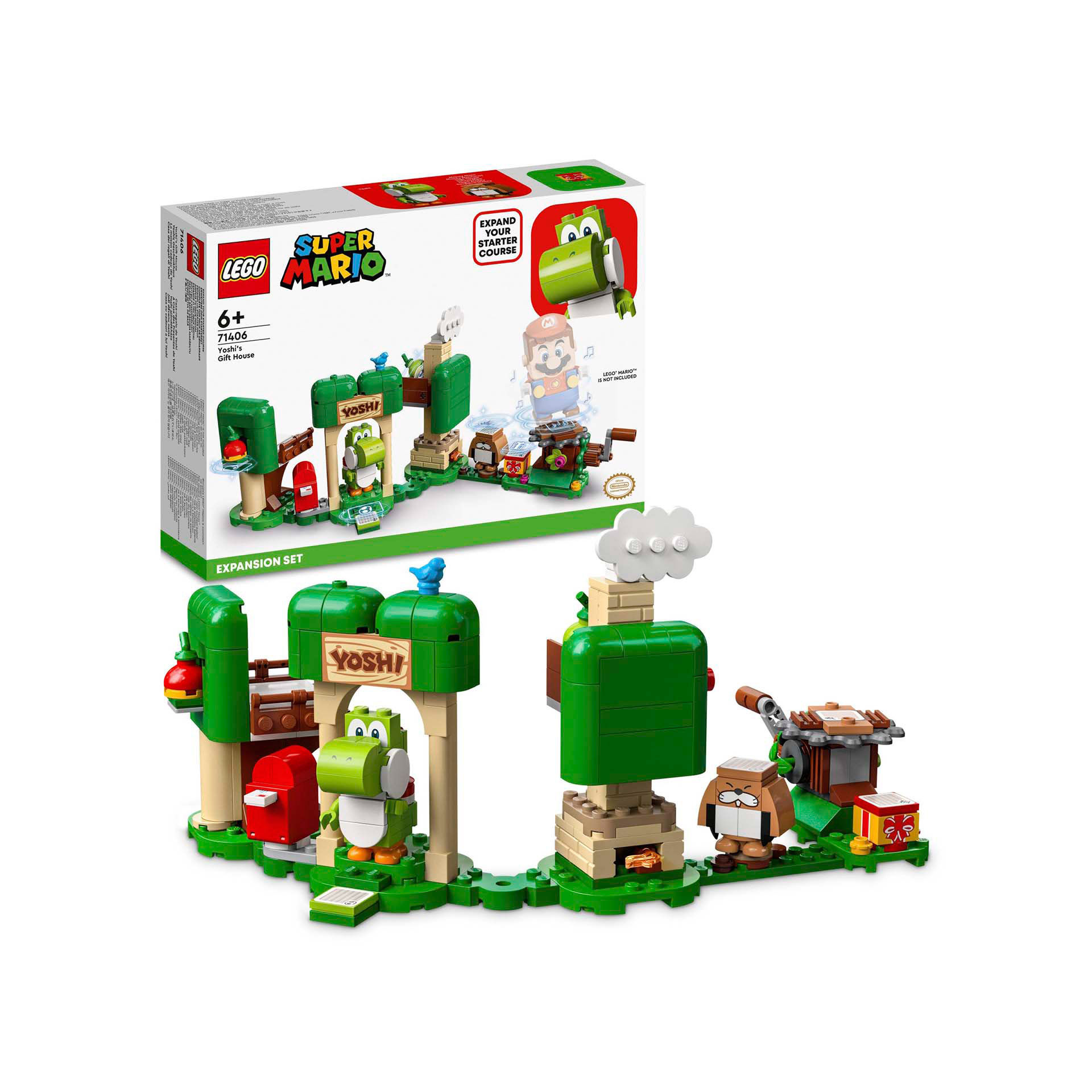 LEGO 71406 Super Mario Pack Espansione Casa dei Regali di Yoshi, Gioco da Collez 71406, , large