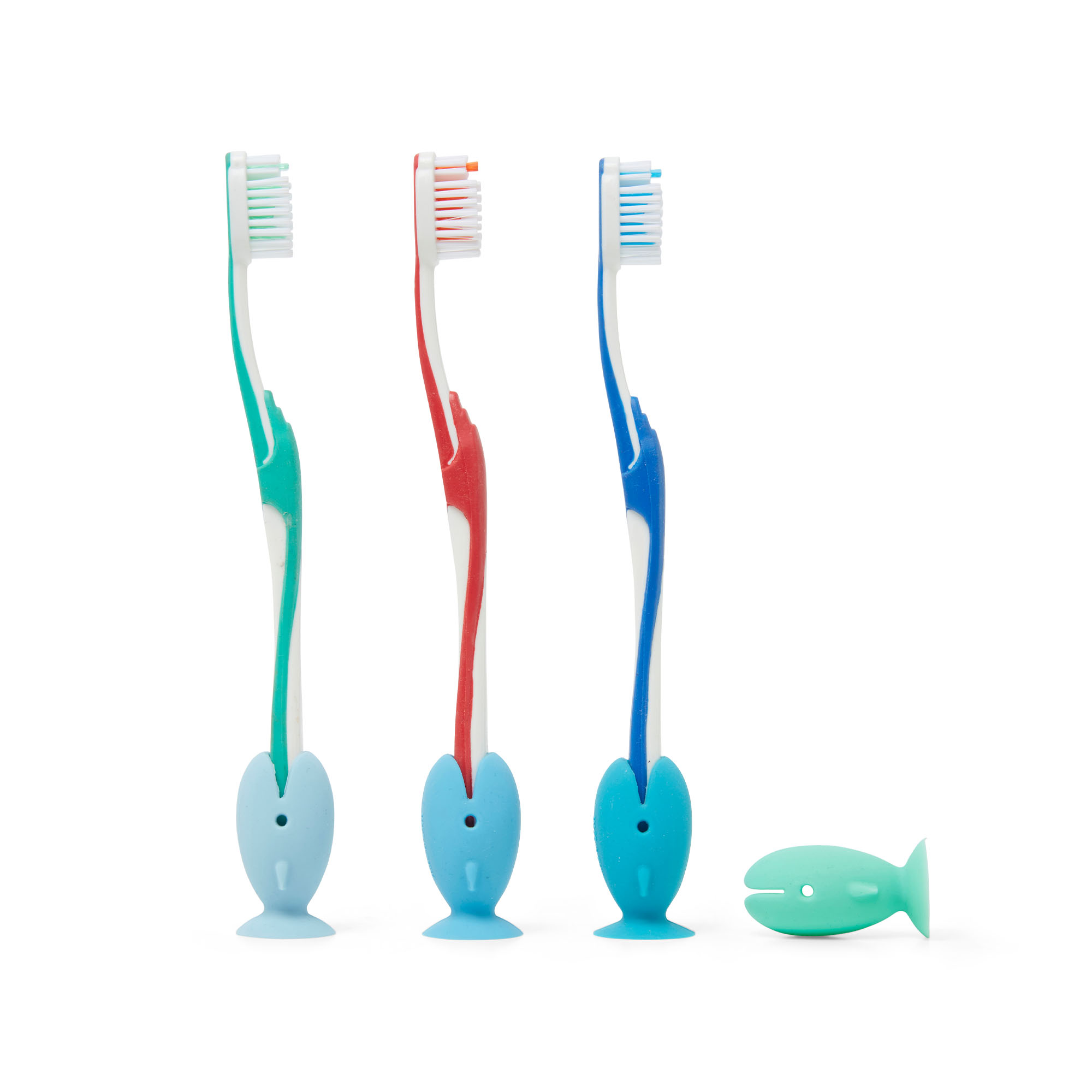 Protezione in silicone per spazzolino da denti - Set da 4 pz, , large