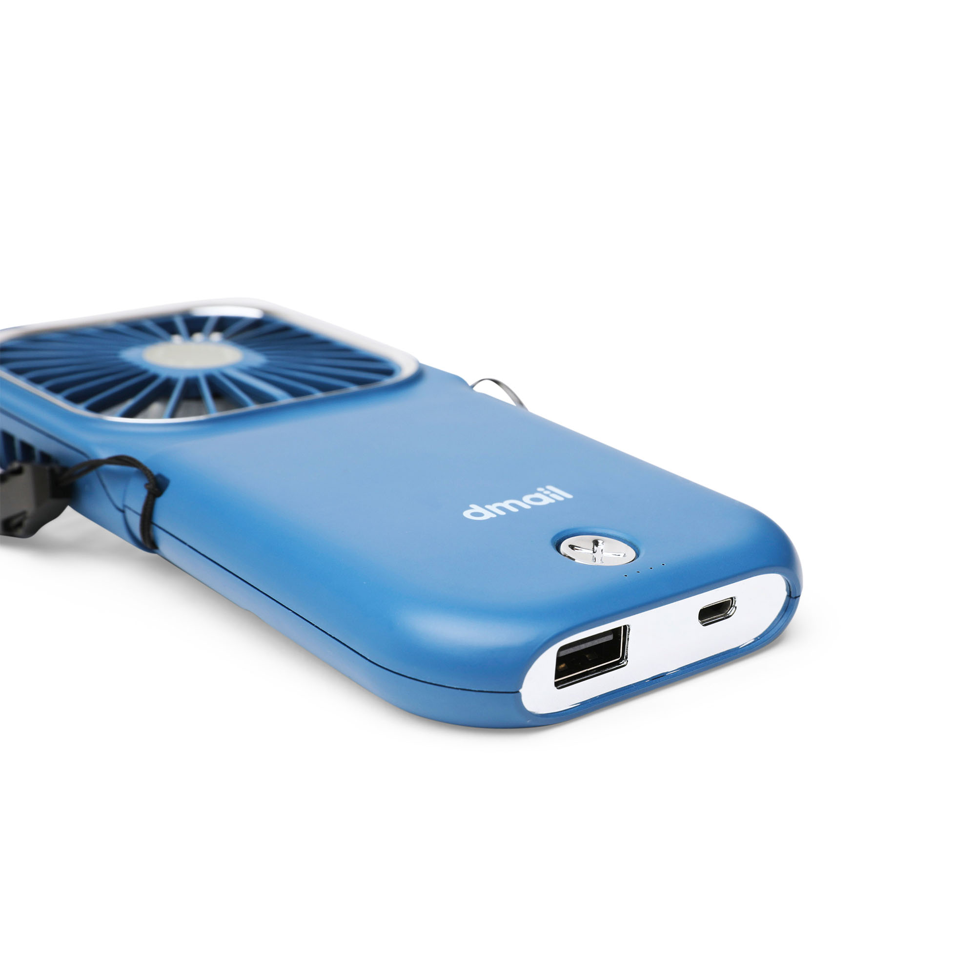 Mini Ventilatore Portatile Ricaricabile Con Power Bank, , large