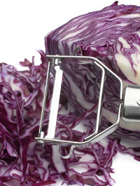 Pela verdure in acciaio inox, , large