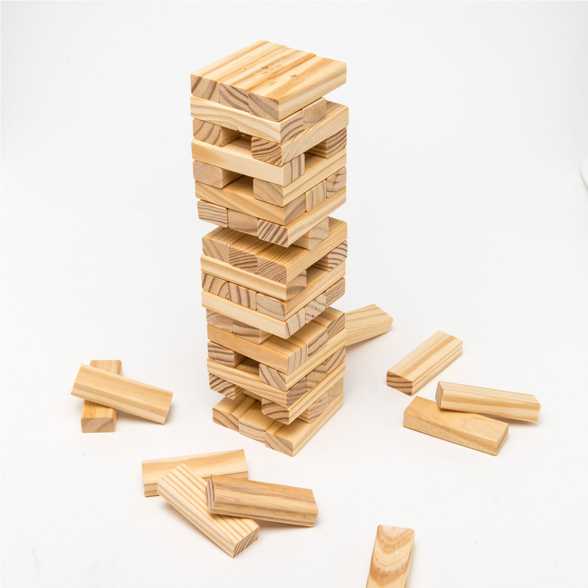 I miei giochi tradizionali precipizi Torre 48 pezzi in legno 