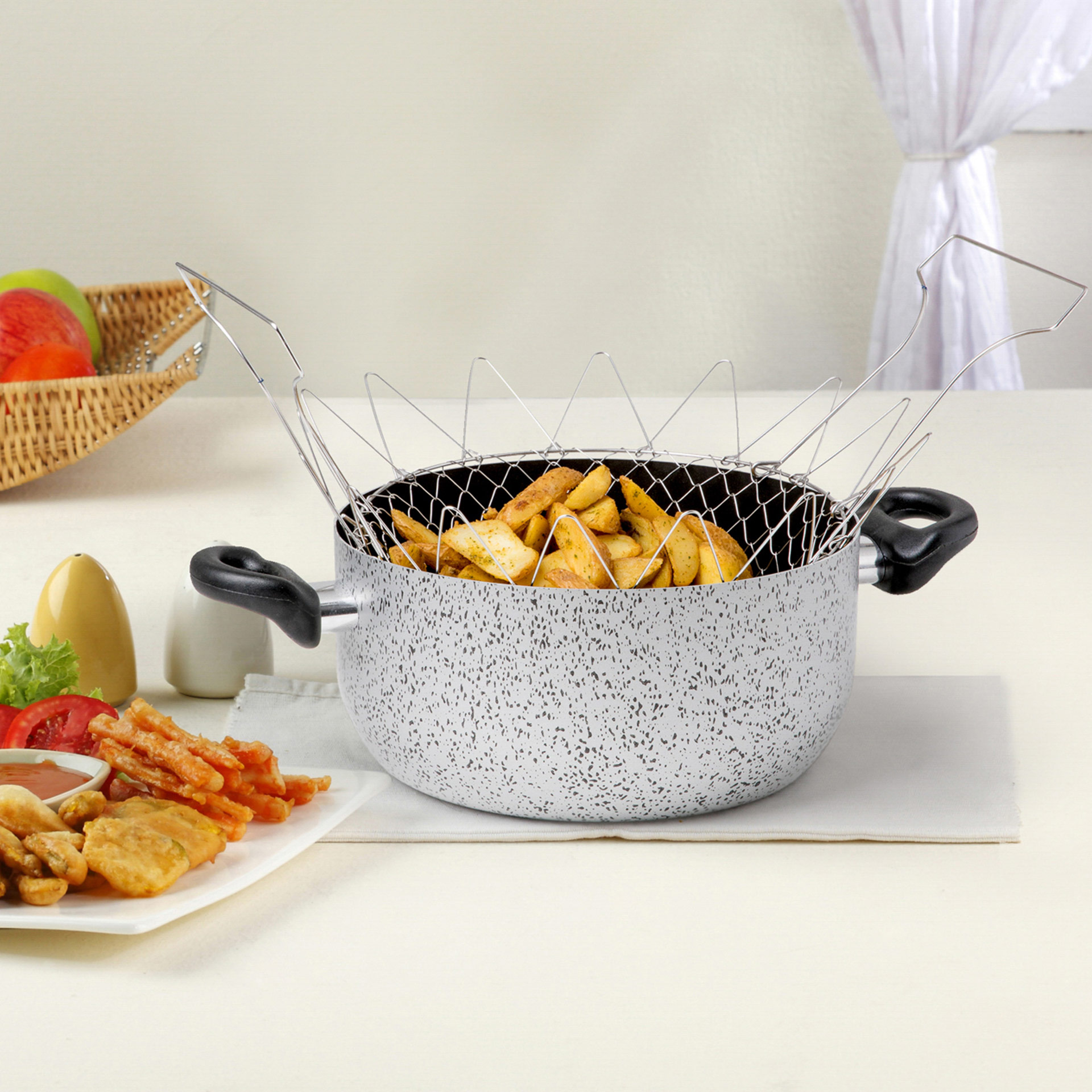 Cestello pieghevole multifunzione da cucina, , large