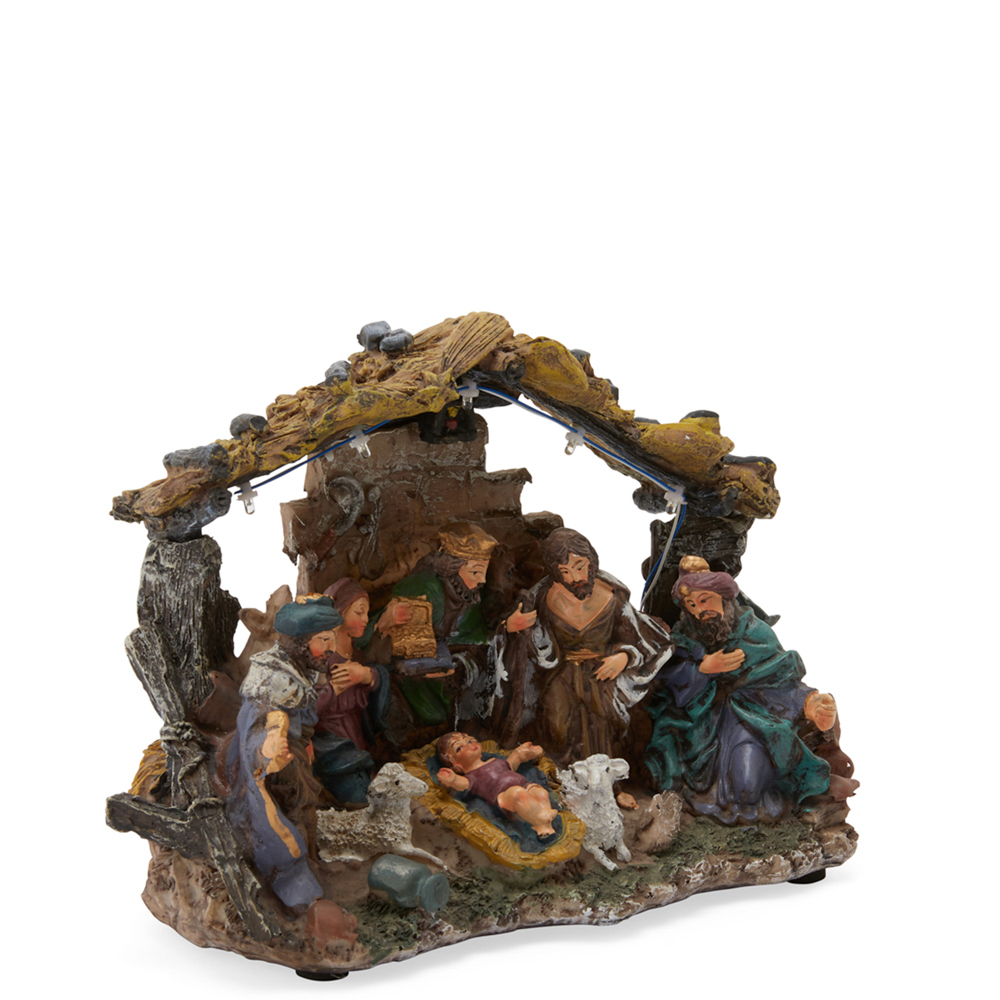 presepe con luci a led, , large