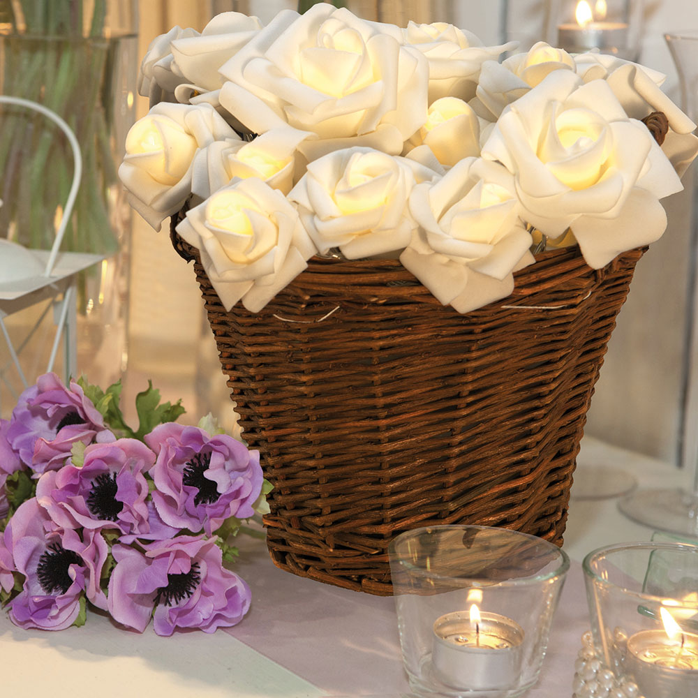 Rose bianche luminose, , large