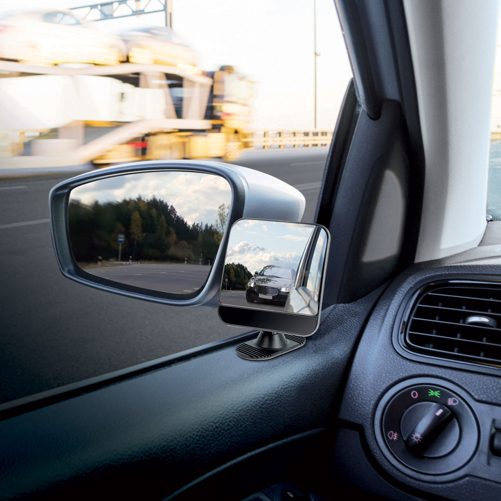 SODIAL - Specchietto auto autoadesivo convesso R diametro 5,1 cm per angoli ciechi 2 pz. 