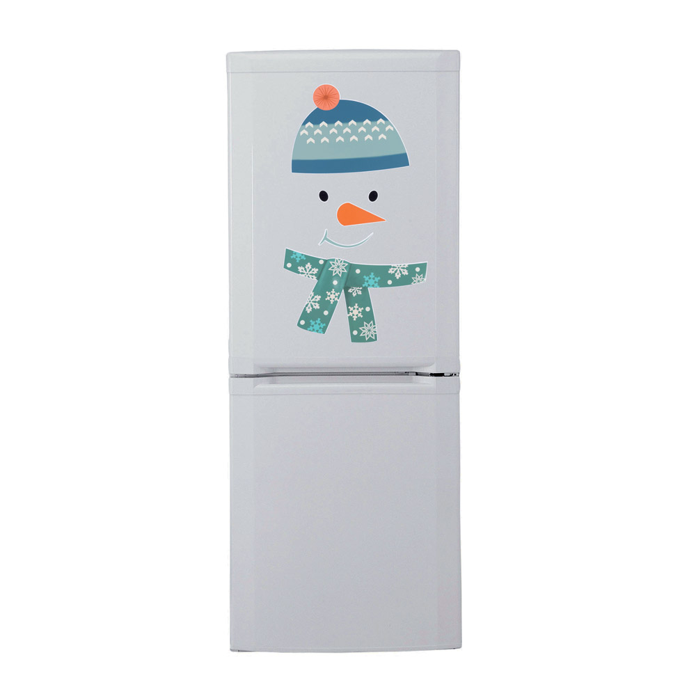 Decorazione magnetica per frigorifero maxi pupazzo di neve, , large