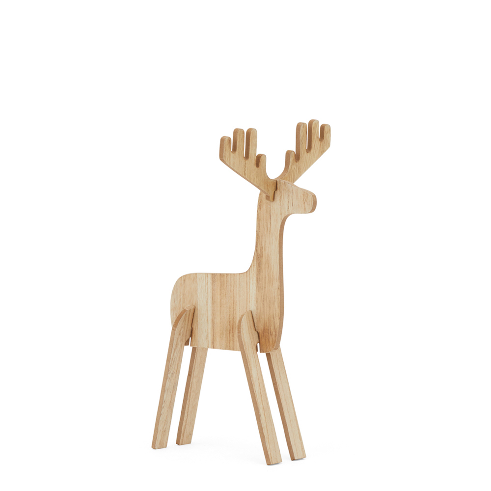 Renna in legno piccola, , large