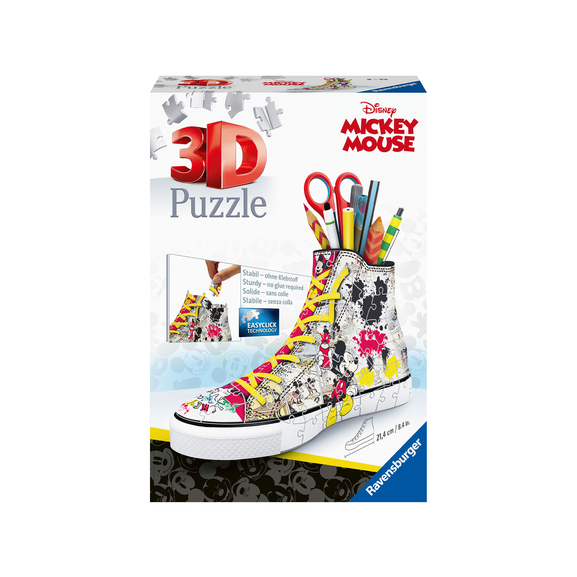 Ravensburger Puzzle 3D Portapenne 12055 - Sneaker Disney Topolino, , large