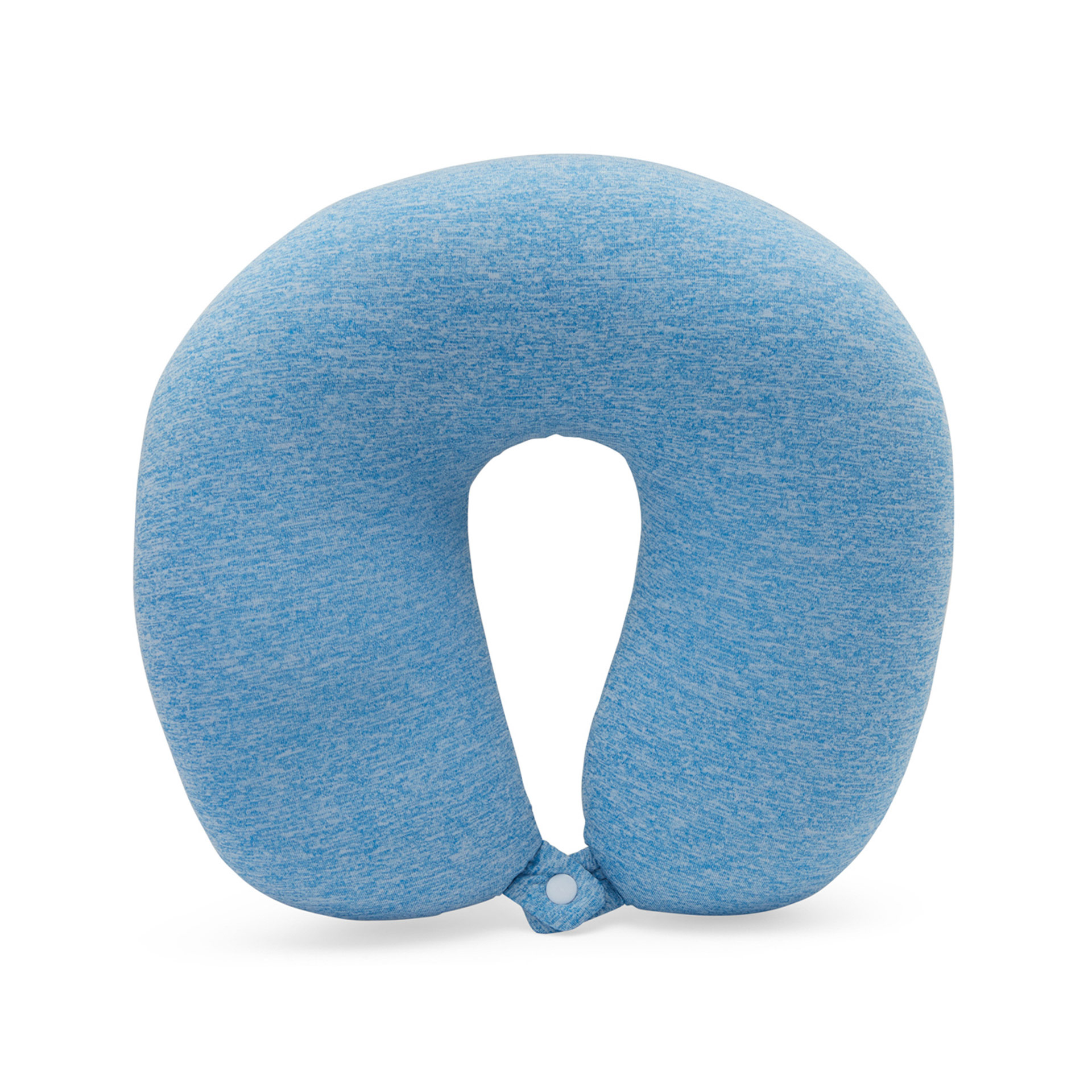 Cuscino Da Viaggio Con Microsfere Per Il Collo Azzurro, , large