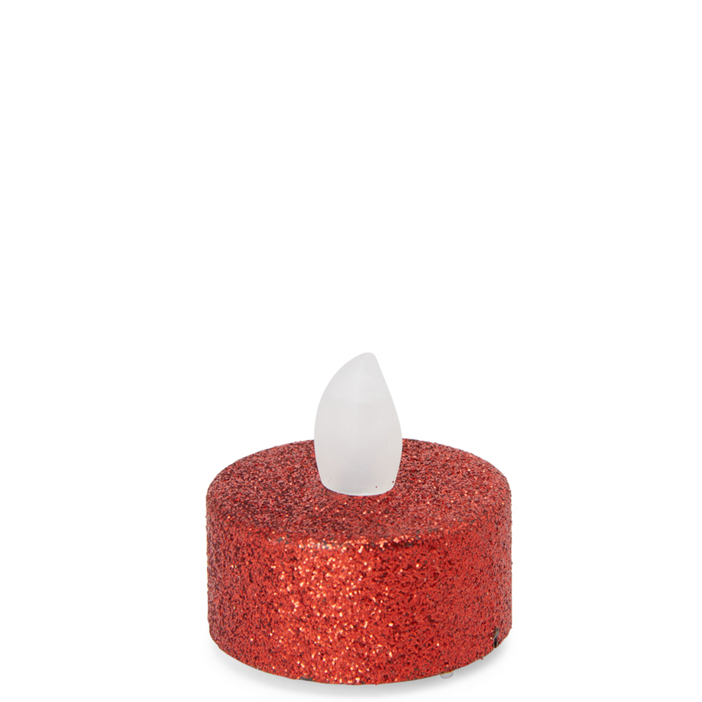 6 Tealight con luce a led tremolante, , large