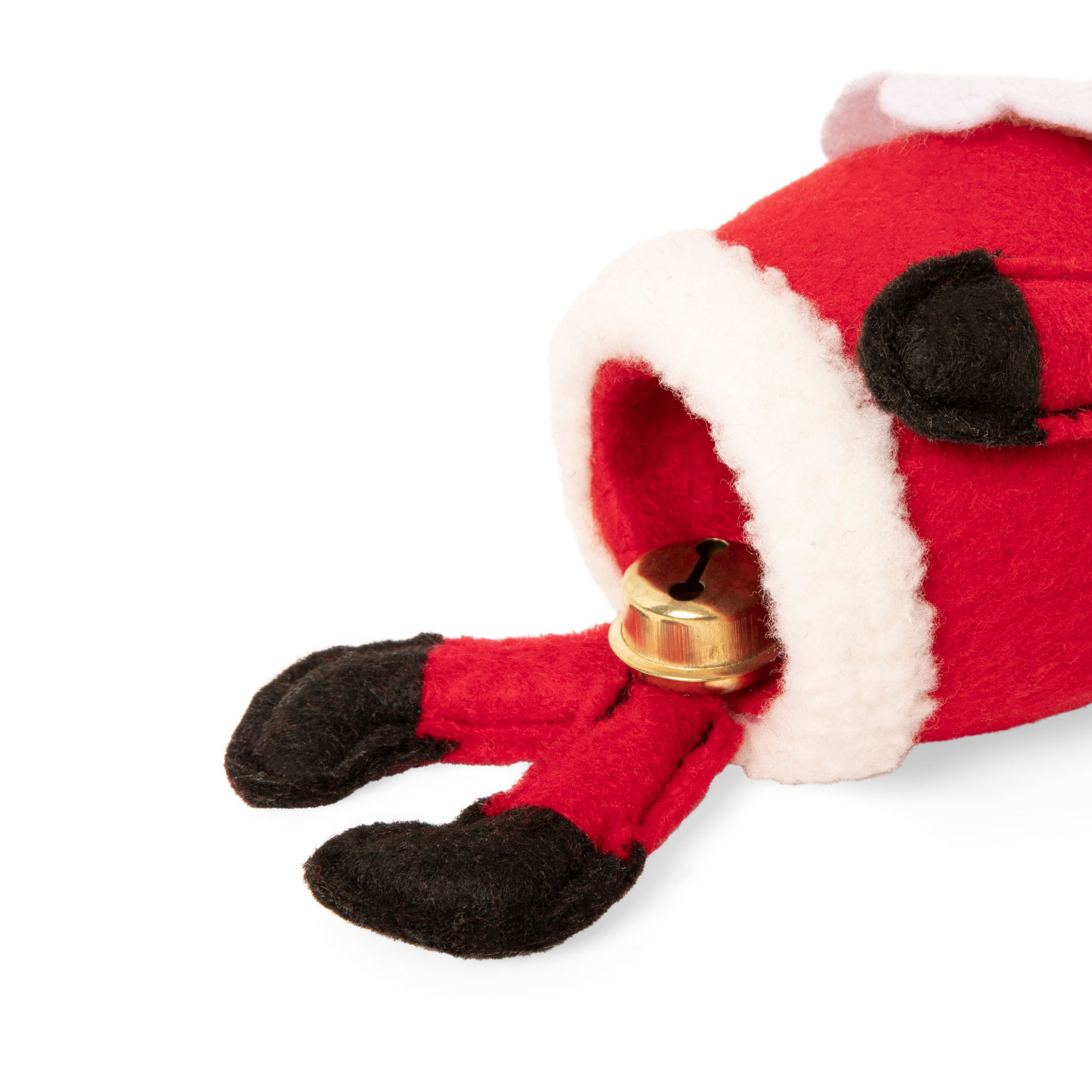 Decorazione da appendere con sonaglio - Babbo Natale, , large