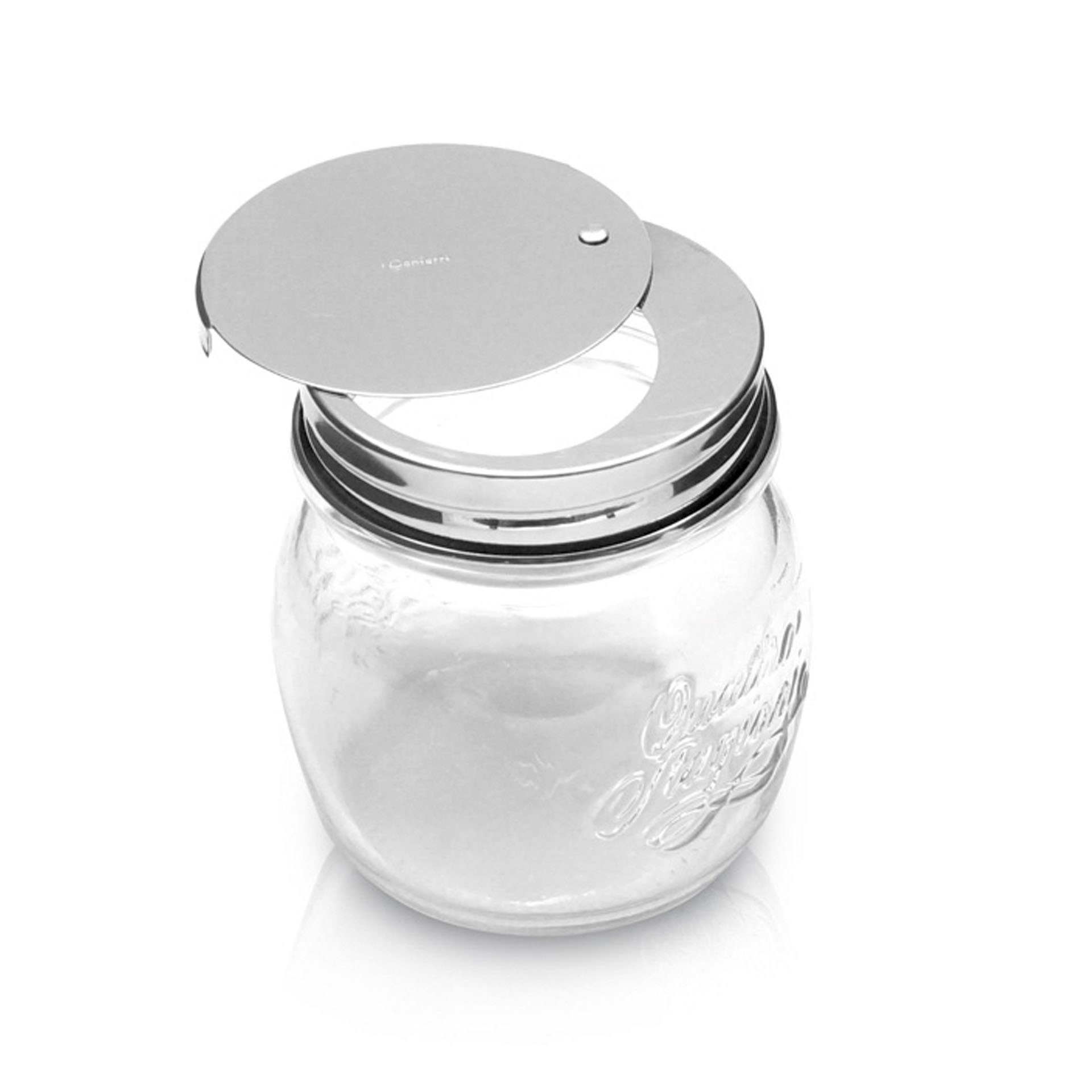 Barattolo con coperchio girevole, , large
