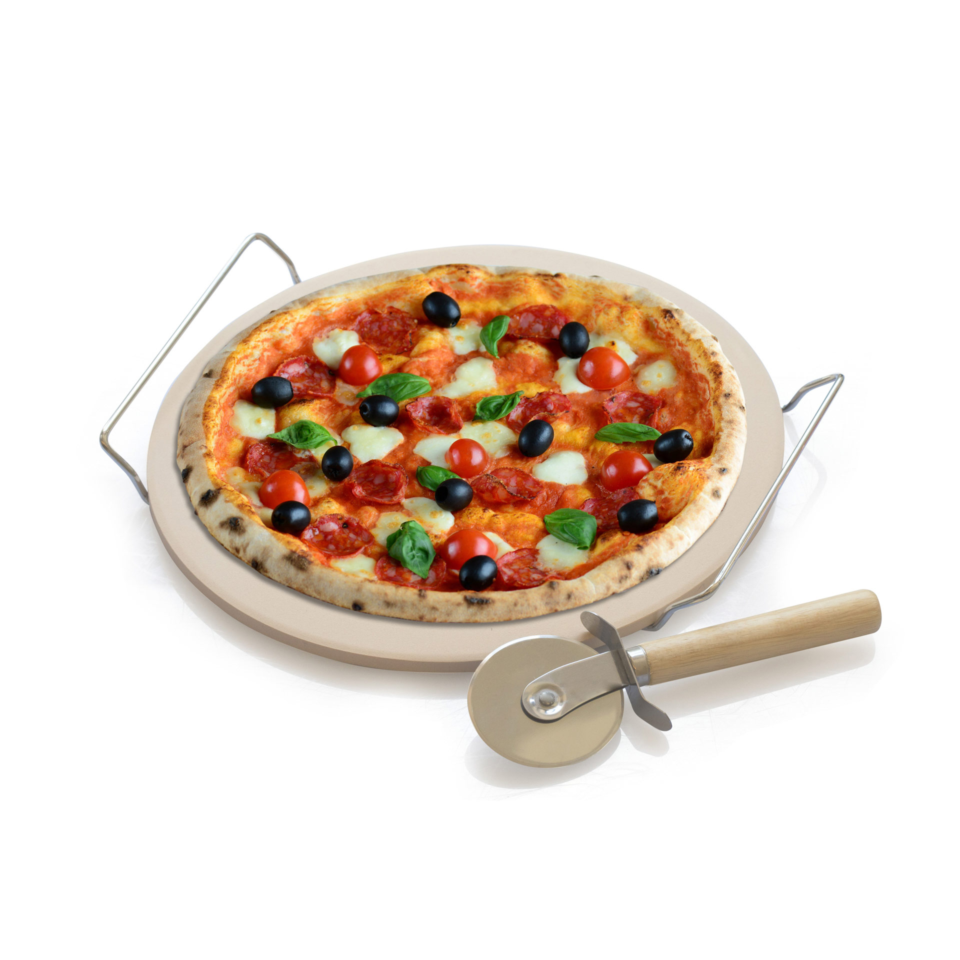 Pietra refrattaria per cottura pizza, , large