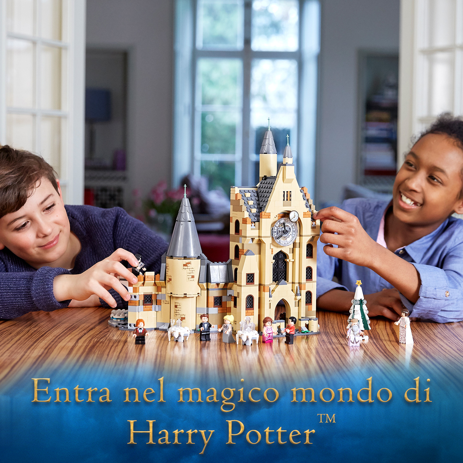 LEGO Harry Potter La Torre dell'Orologio di Hogwarts, Giocattolo Compatibile co 75948, , large