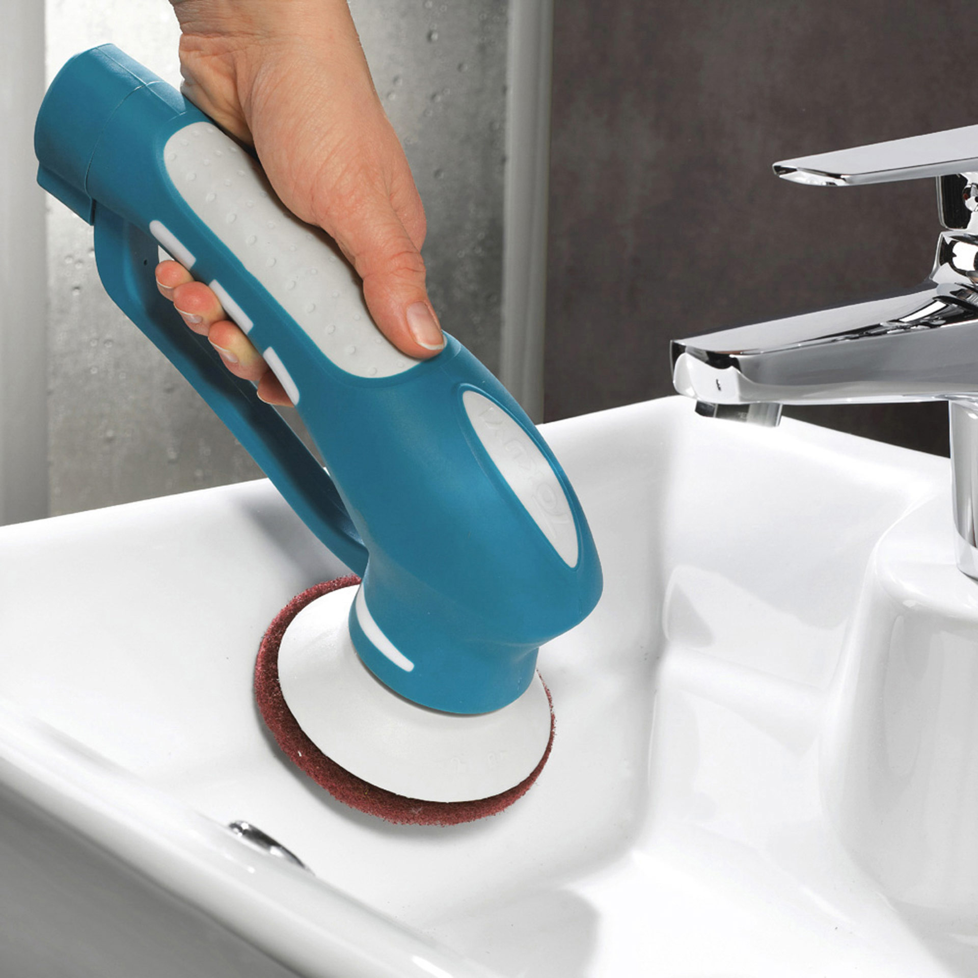 Spazzola per pulizie ricaricabile multiuso 4 in 1, , large