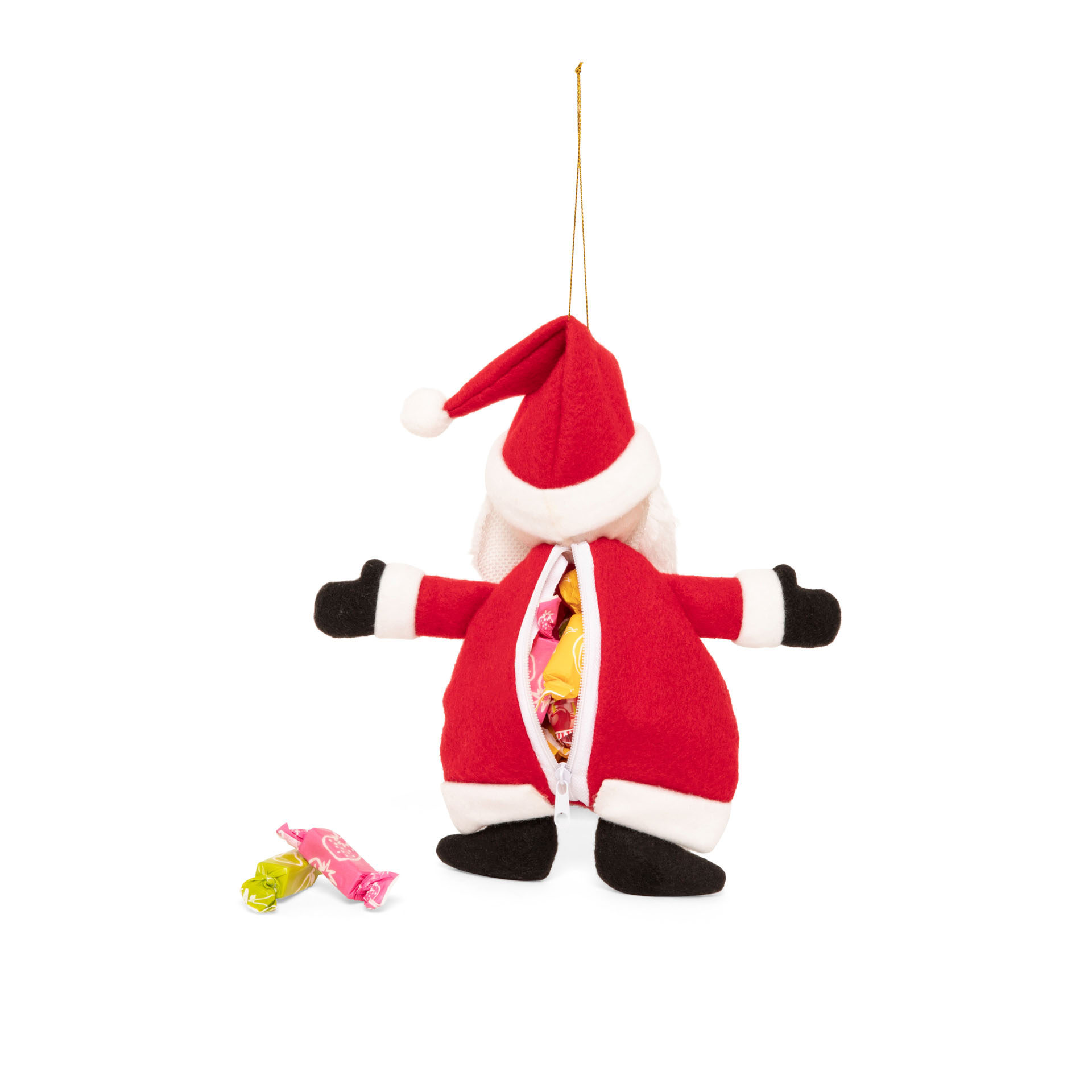 Sacca per dolcetti Babbo Natale, , large