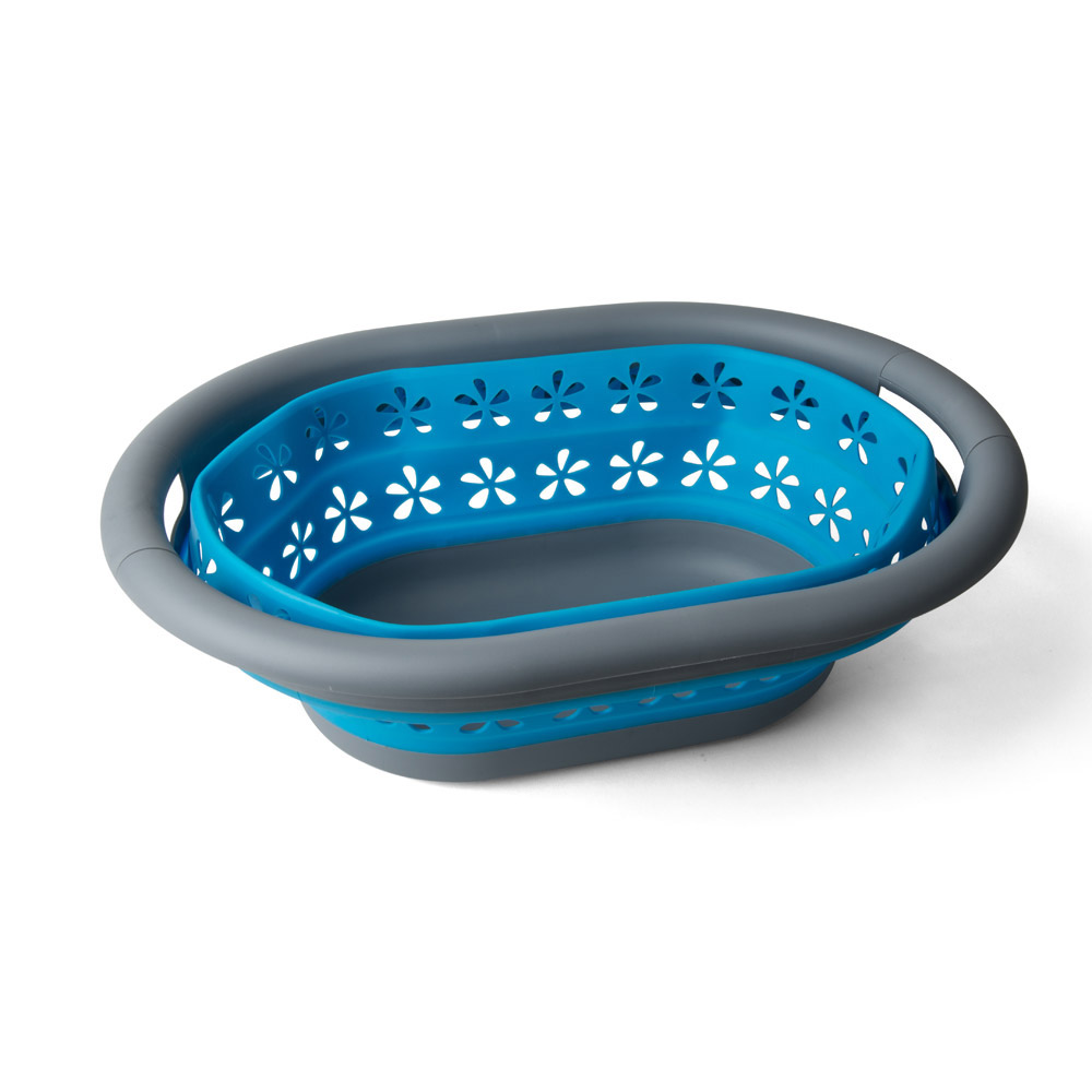 Cesta pieghevole in silicone per biancheria, , large