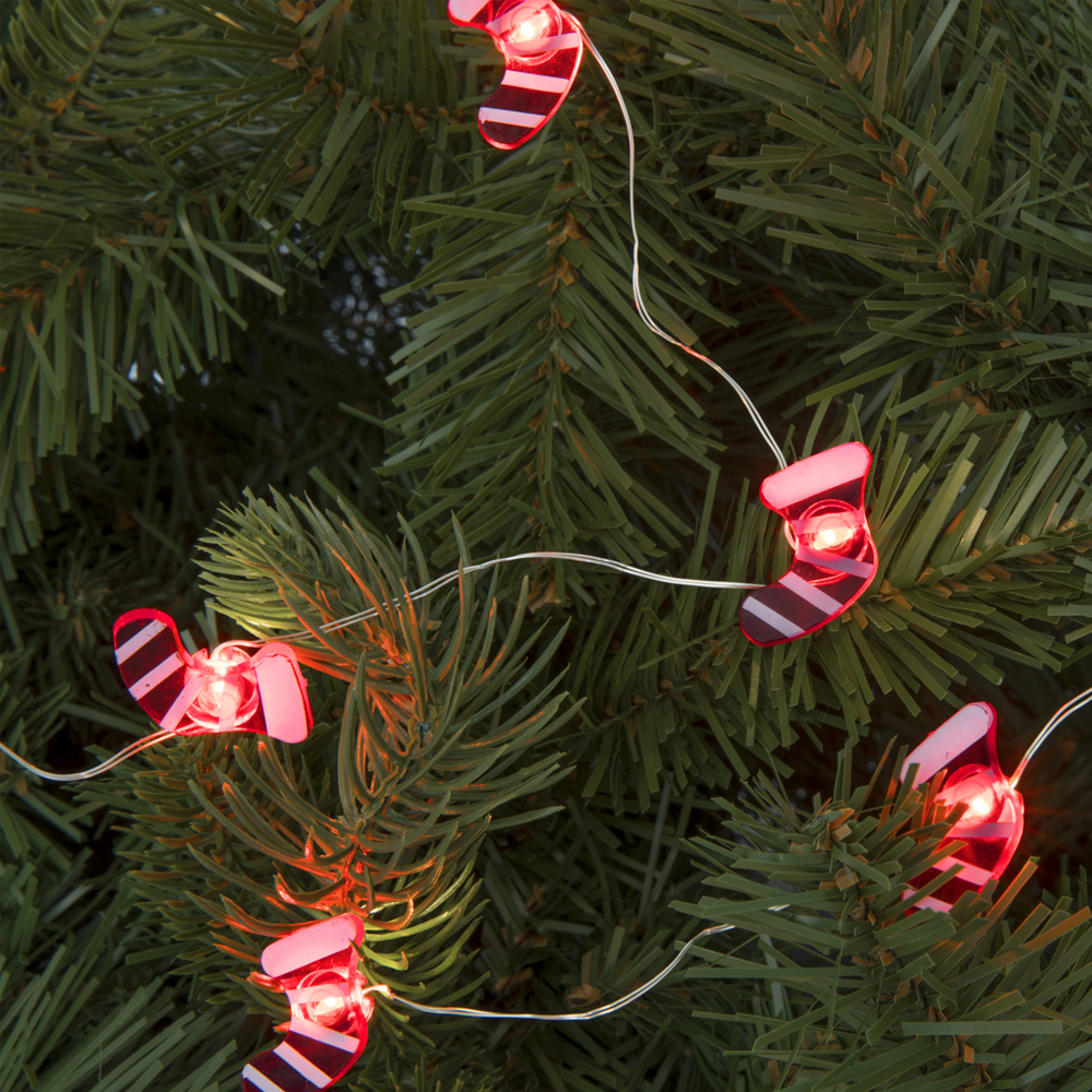 Ghirlanda di Natale con 20 luci led a batteria, , large