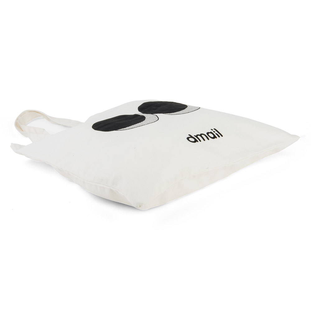 Borsa shopper in canvas dmail, , large