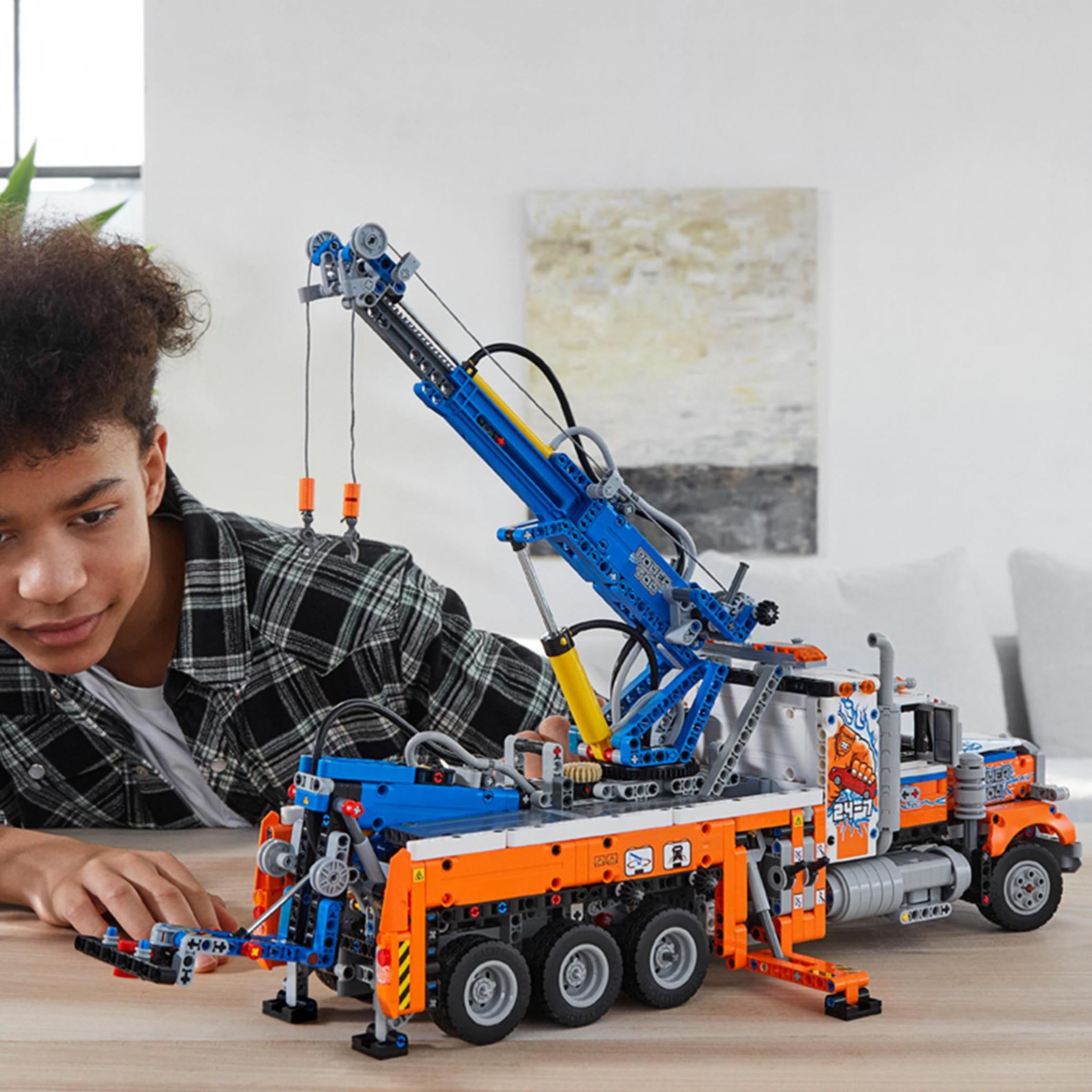 LEGO Technic Autogrù Pesante, Set da Costruzione, Mattoncini per Costruzioni, Ca 42128, , large