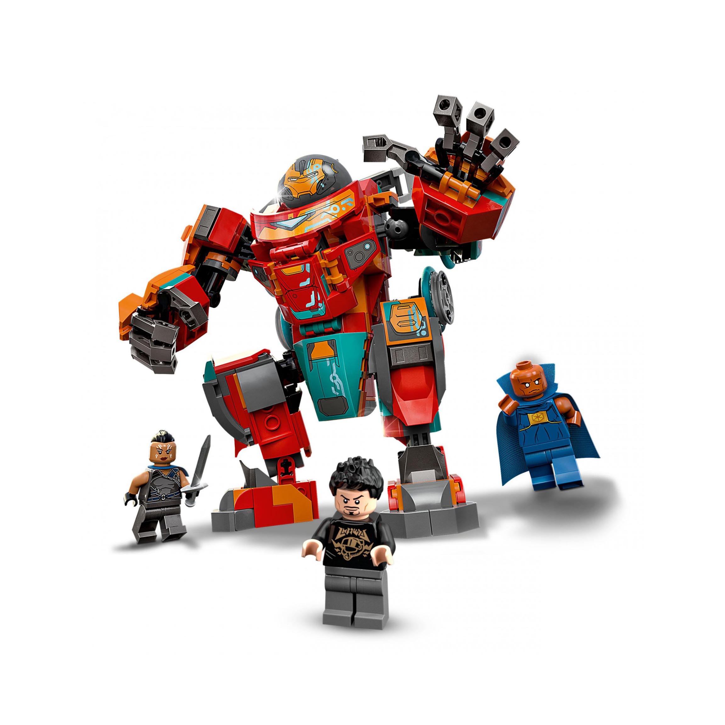 LEGO Marvel Iron Man Sakaariano di Tony Stark, da Action Figure ad Autovettura, 76194, , large