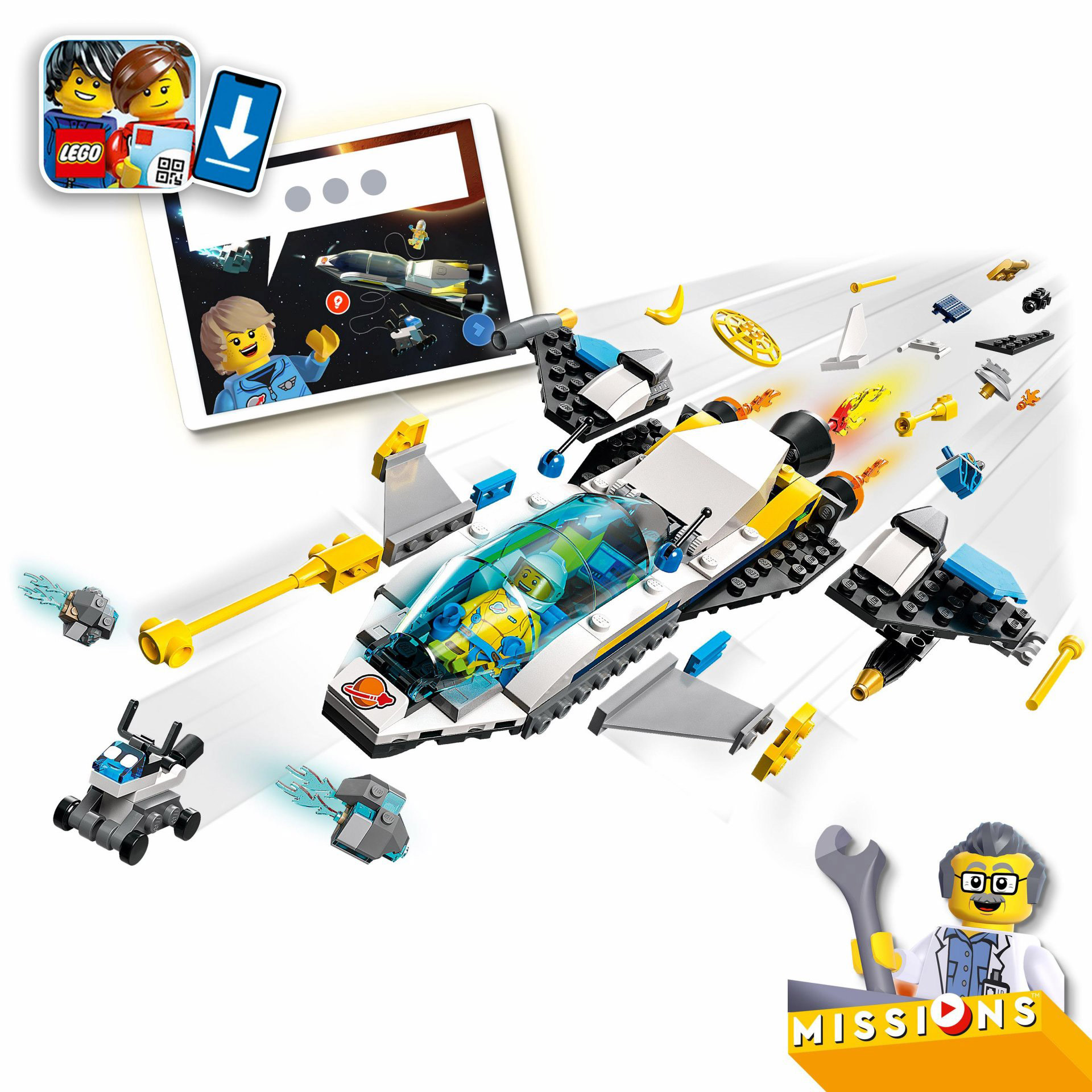 LEGO City Missioni di Esplorazione su Marte, Set di Costruzioni con Avventura Di 60354, , large