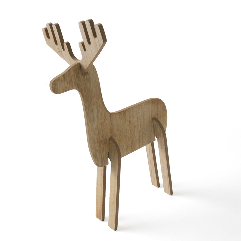 Renna in legno piccola, , large