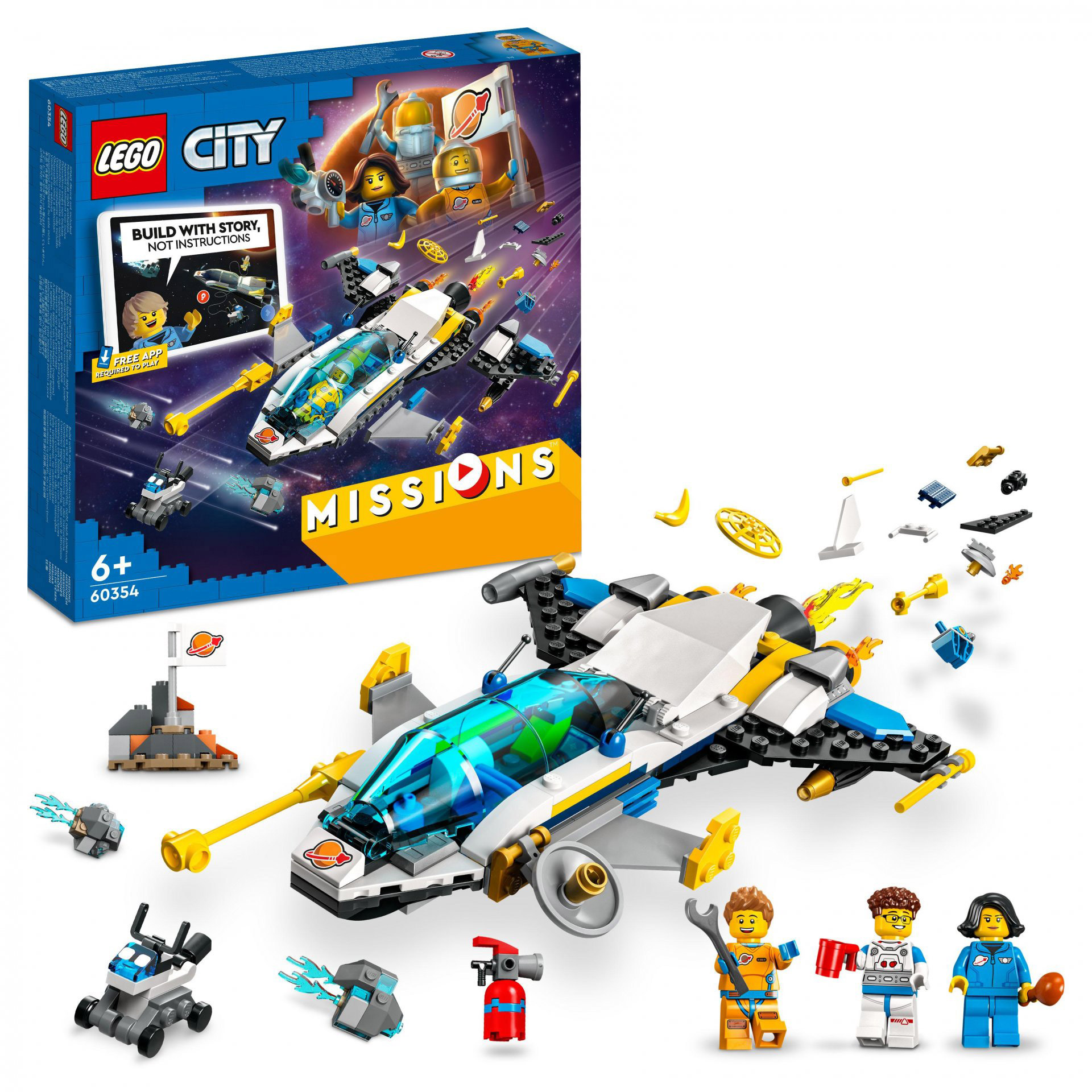 LEGO City Missioni di Esplorazione su Marte, Set di Costruzioni con Avventura Di 60354, , large