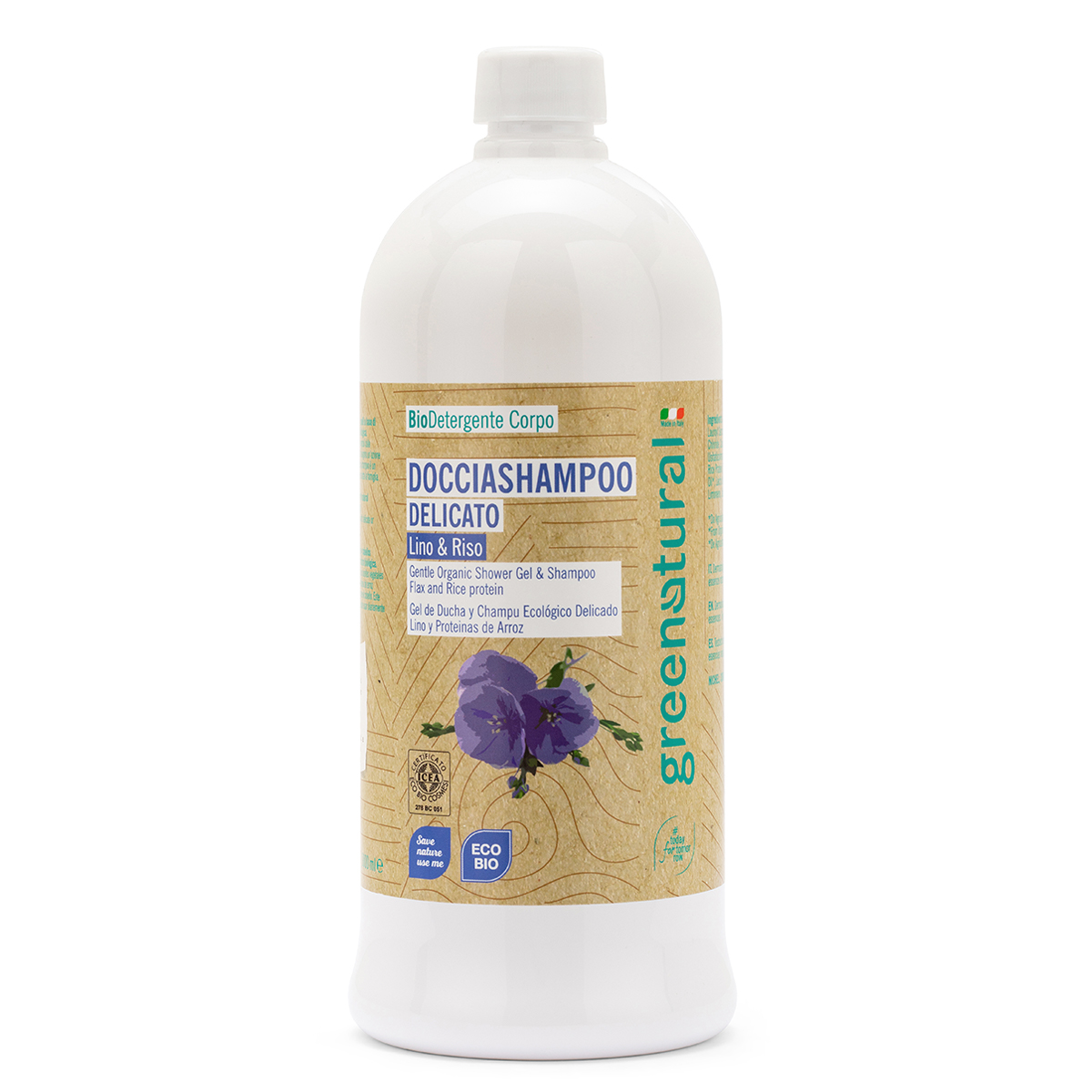 Docciashampoo Lino&Riso  - 1l, , large