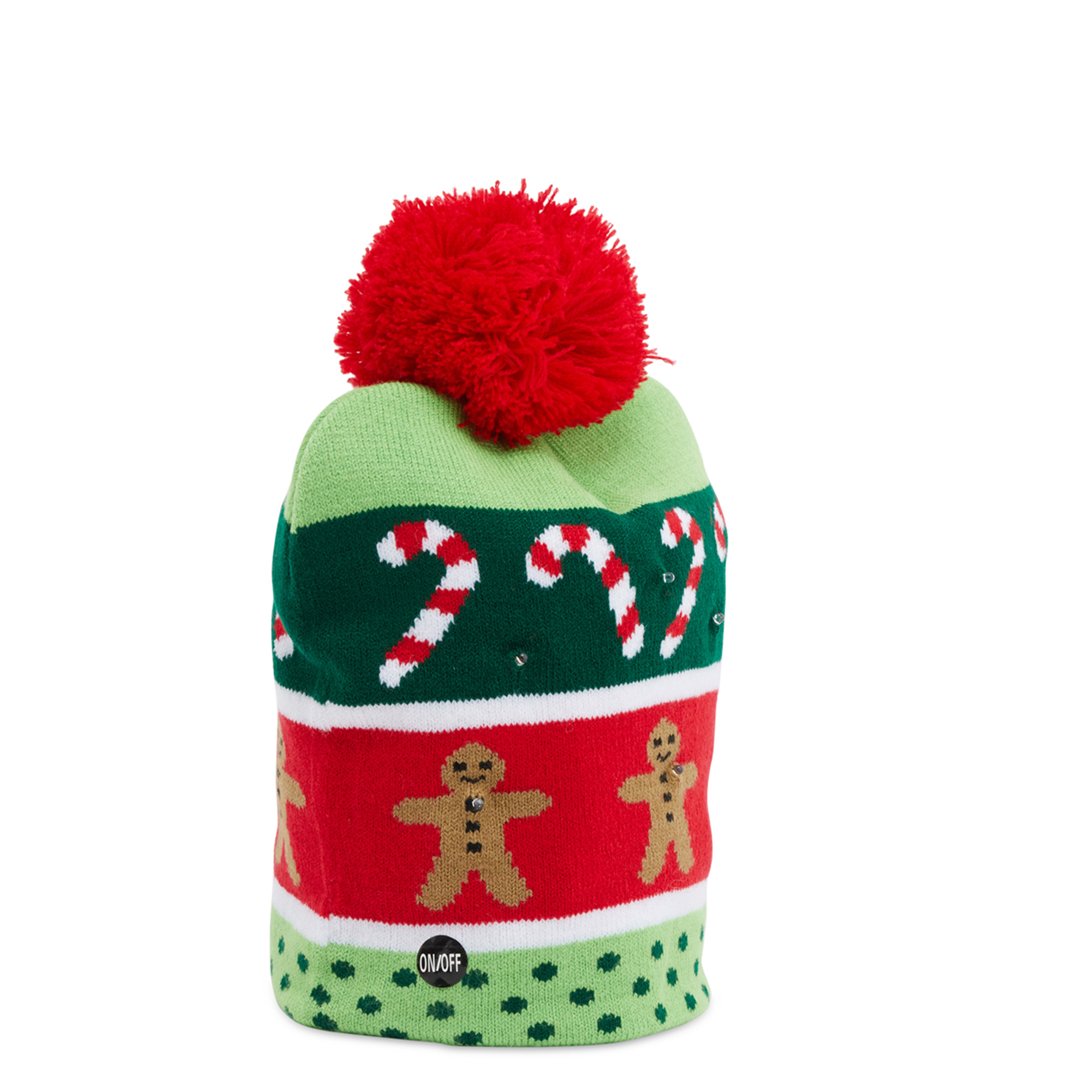 Cappello natalizio con LED, , large