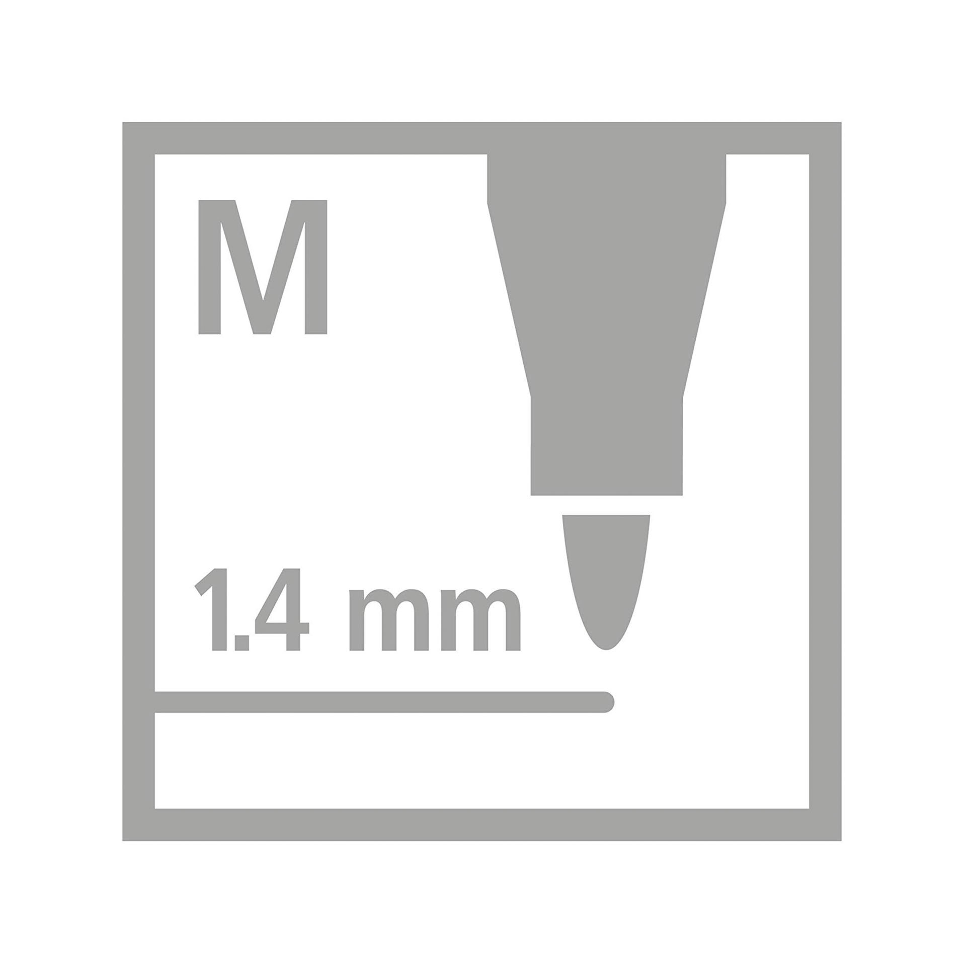 Pennarello Premium Metallizzato - Stabilo Pen 68 Metallic - Scatola In Metallo Da 8 - Con 8 Colori Assortiti, , large