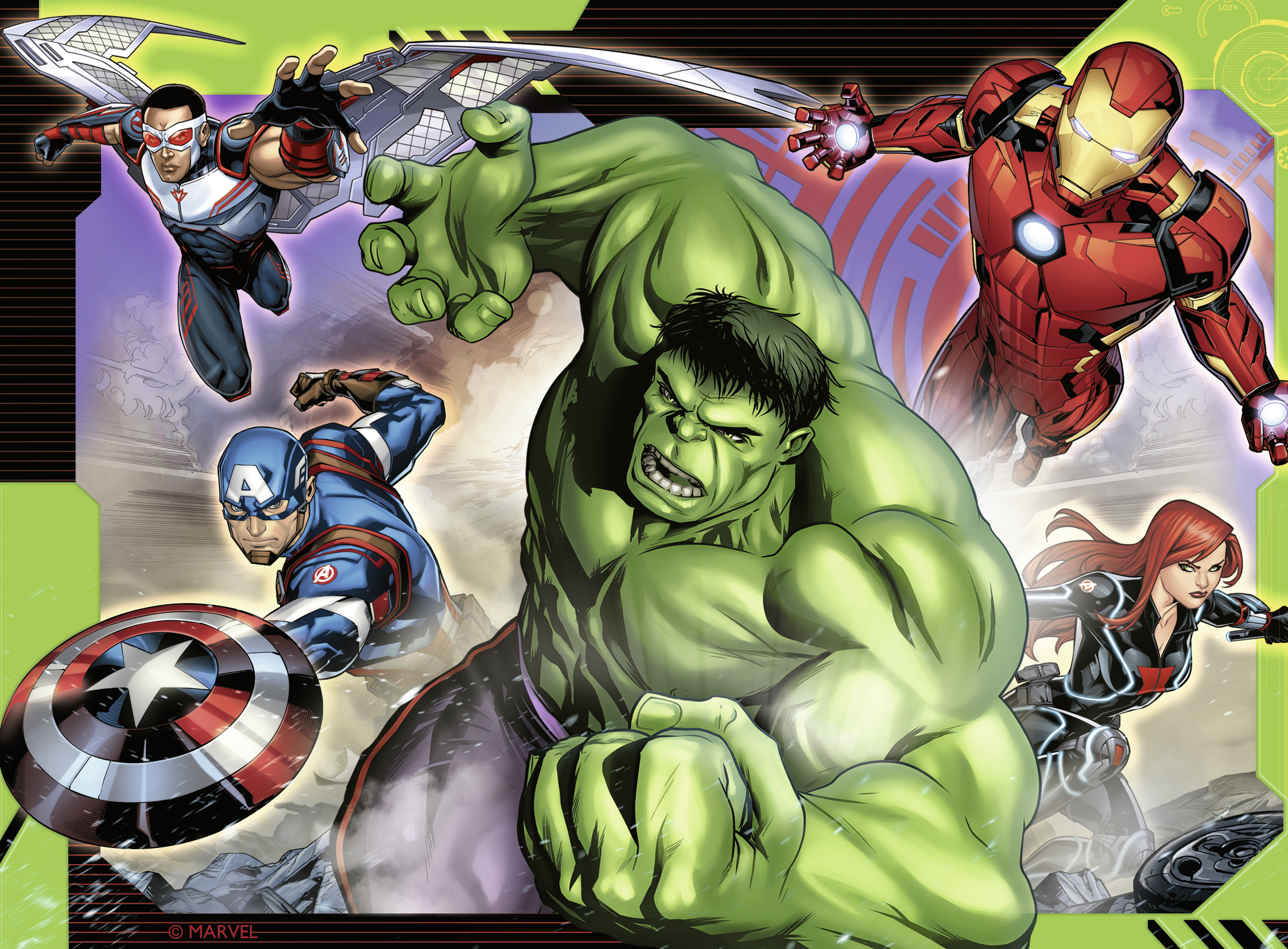 Ravensburger Puzzle 4 in 1 06942 - Avengers, , large