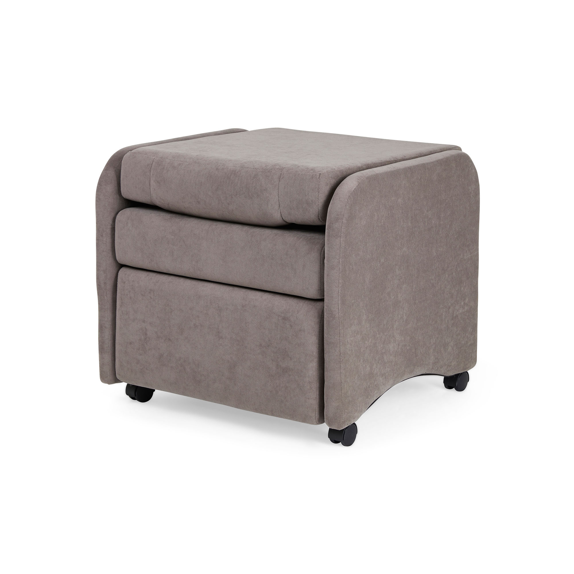 Poltrona pieghevole reclinabile con ruote, , large