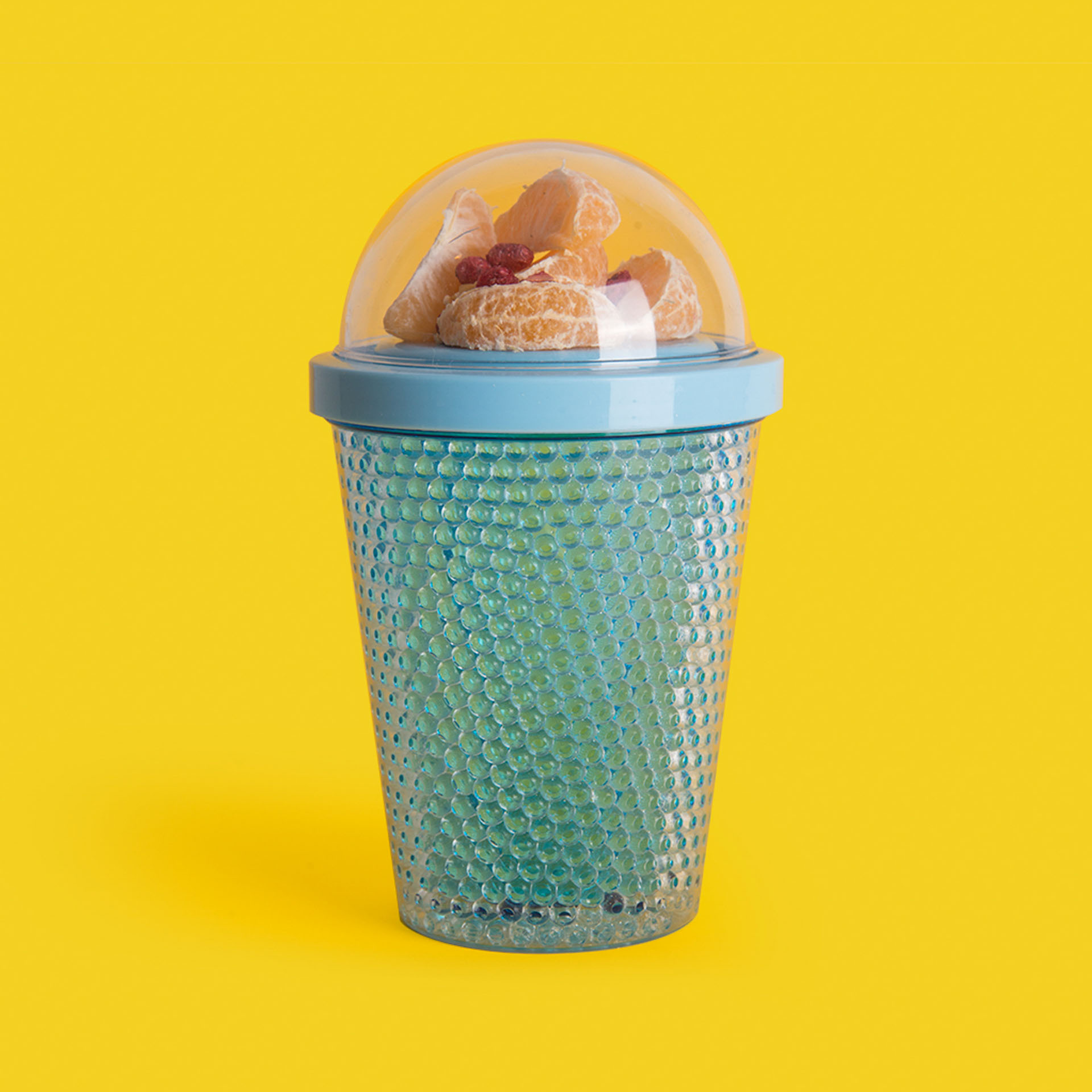 Tazza da viaggio per cereali con scomparto termico per latte e cucchiaio da viaggio GOODS+GADGETS 