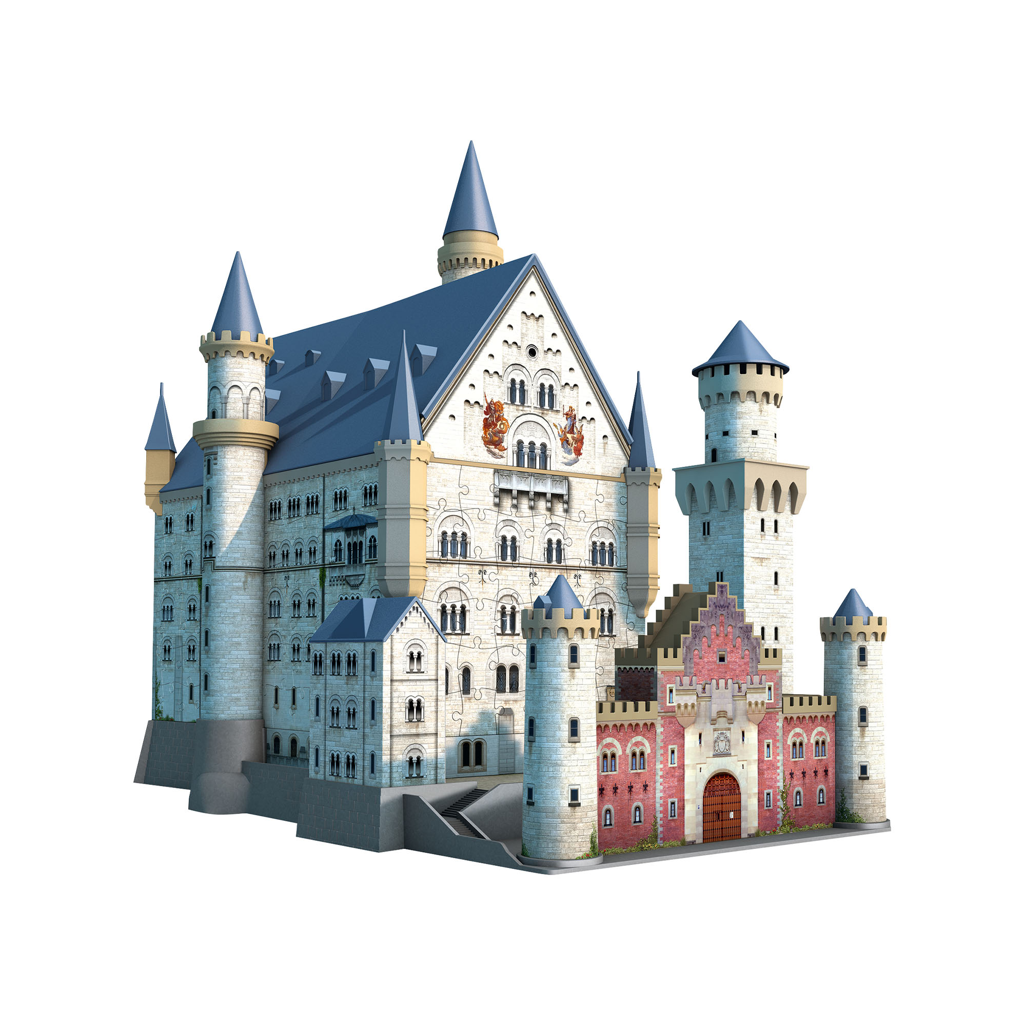 Ravensburger Puzzle 3d Building Maxi 12573 - Neuschwanstein Castle, , large