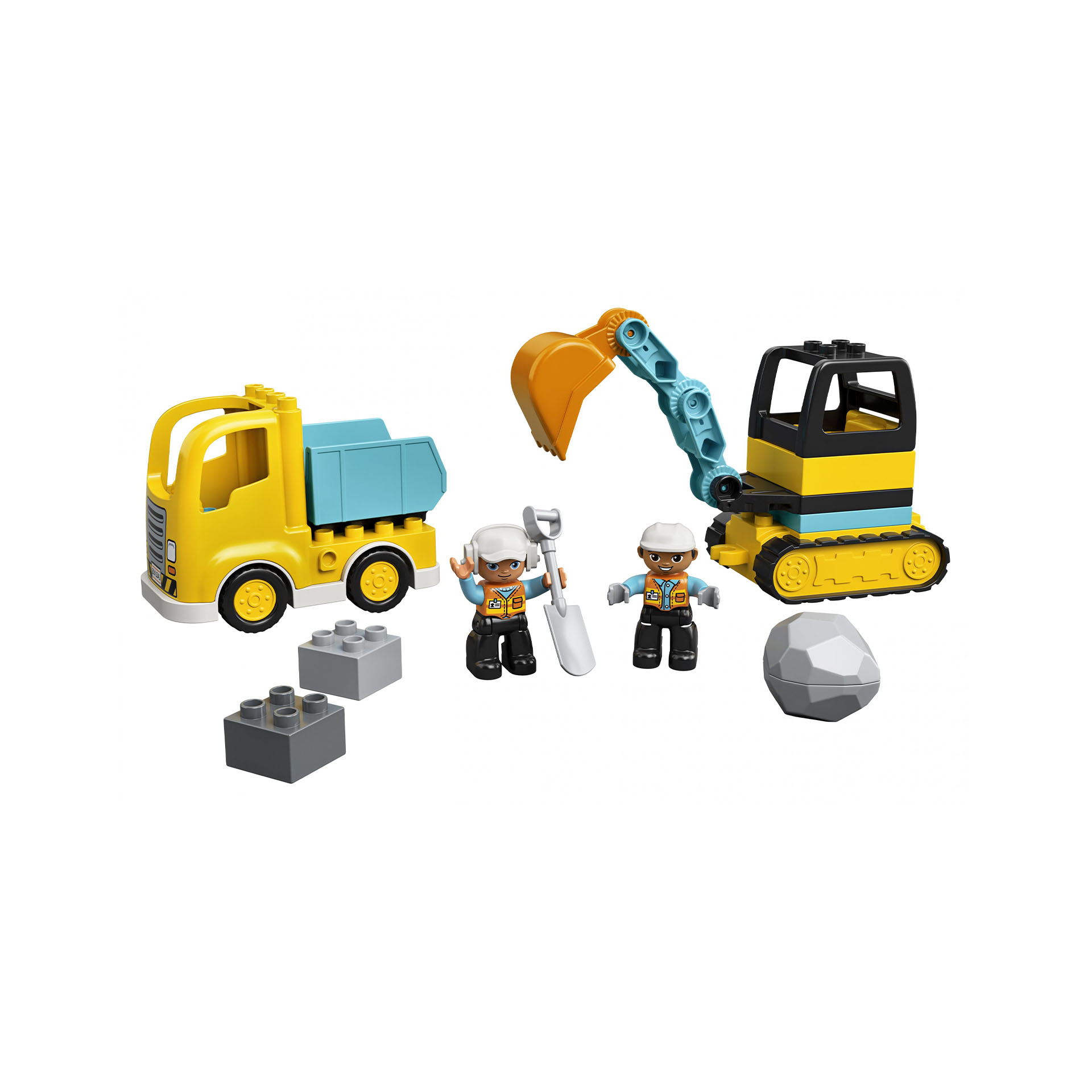 LEGO Duplo Camion e scavatore cingolato 10931, , large